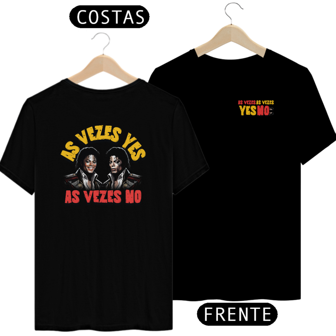 Nome do produto: Camiseta Plus Size - As vezes Yes, as vezes No