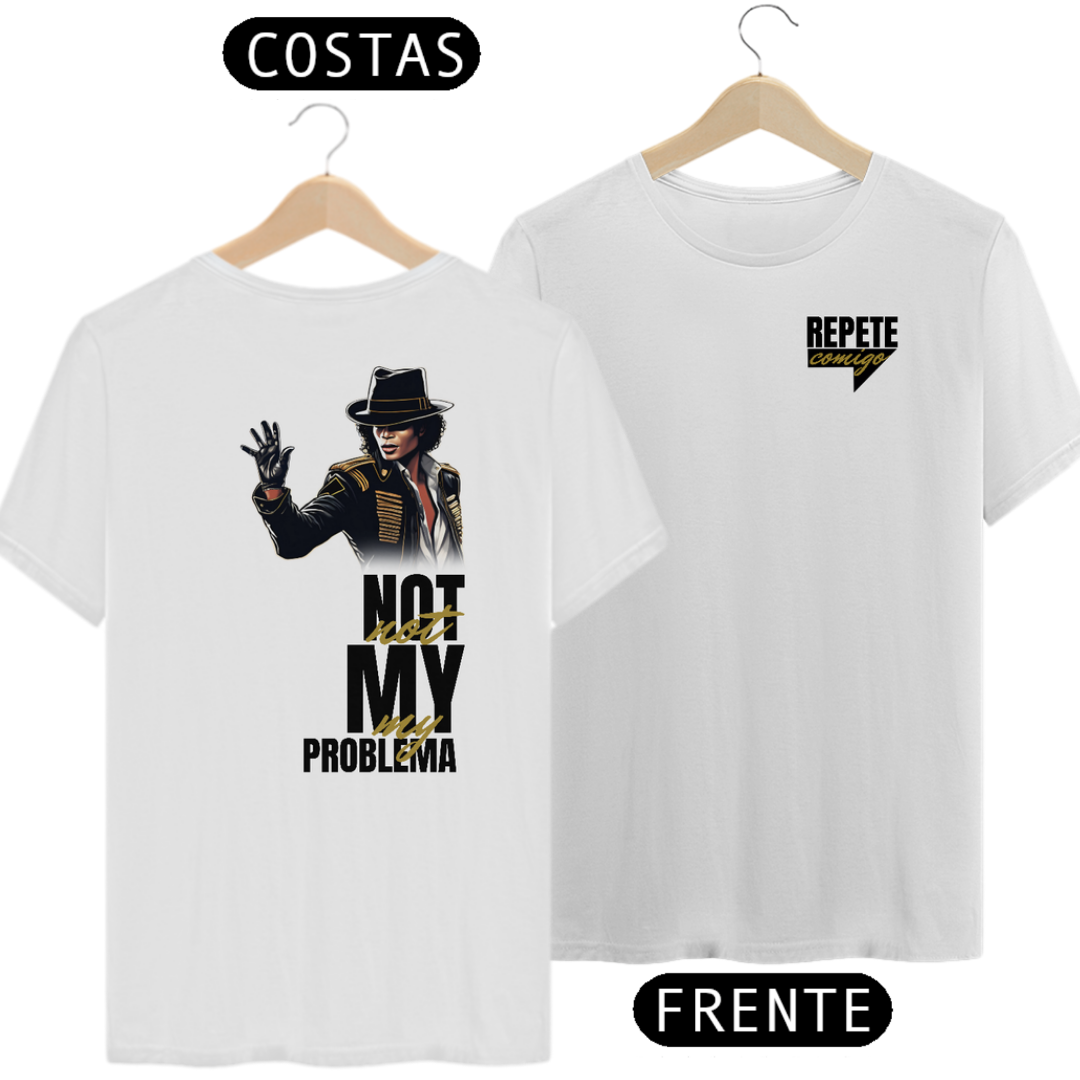 Nome do produto: Camiseta Plus Size - Not my problema