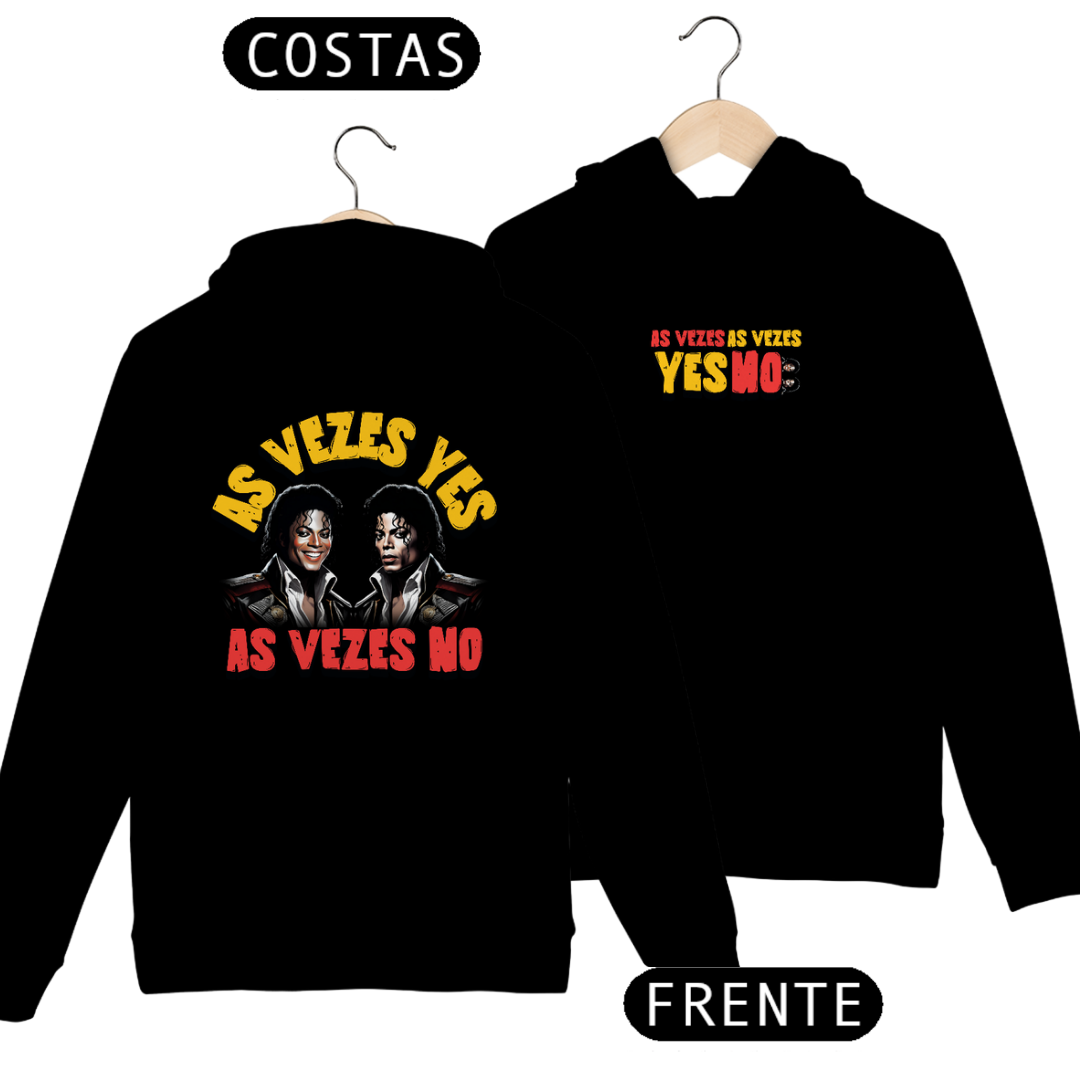 Nome do produto: Moletom Canguru - As vezes Yes, as vezes No