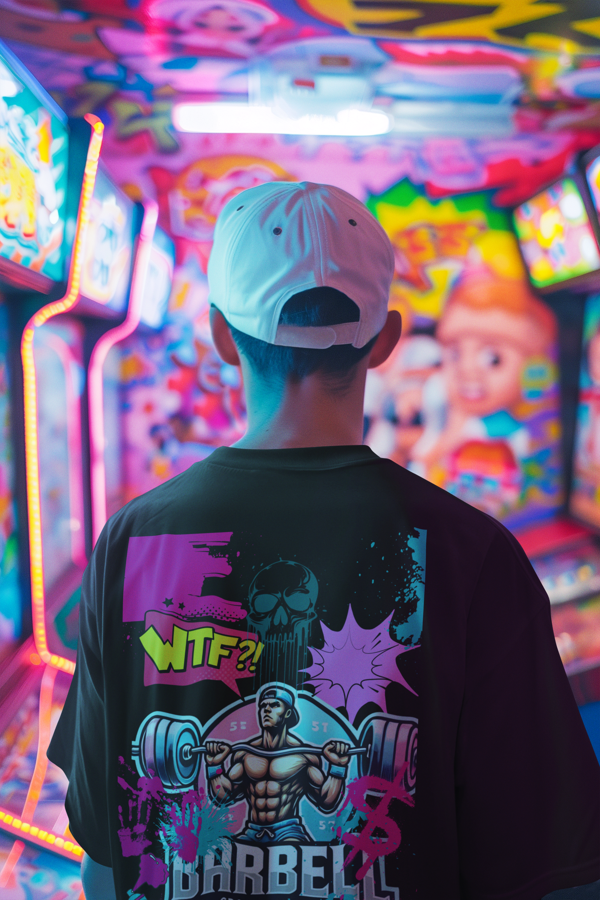 Nome do produto: Camiseta Oversized Off White