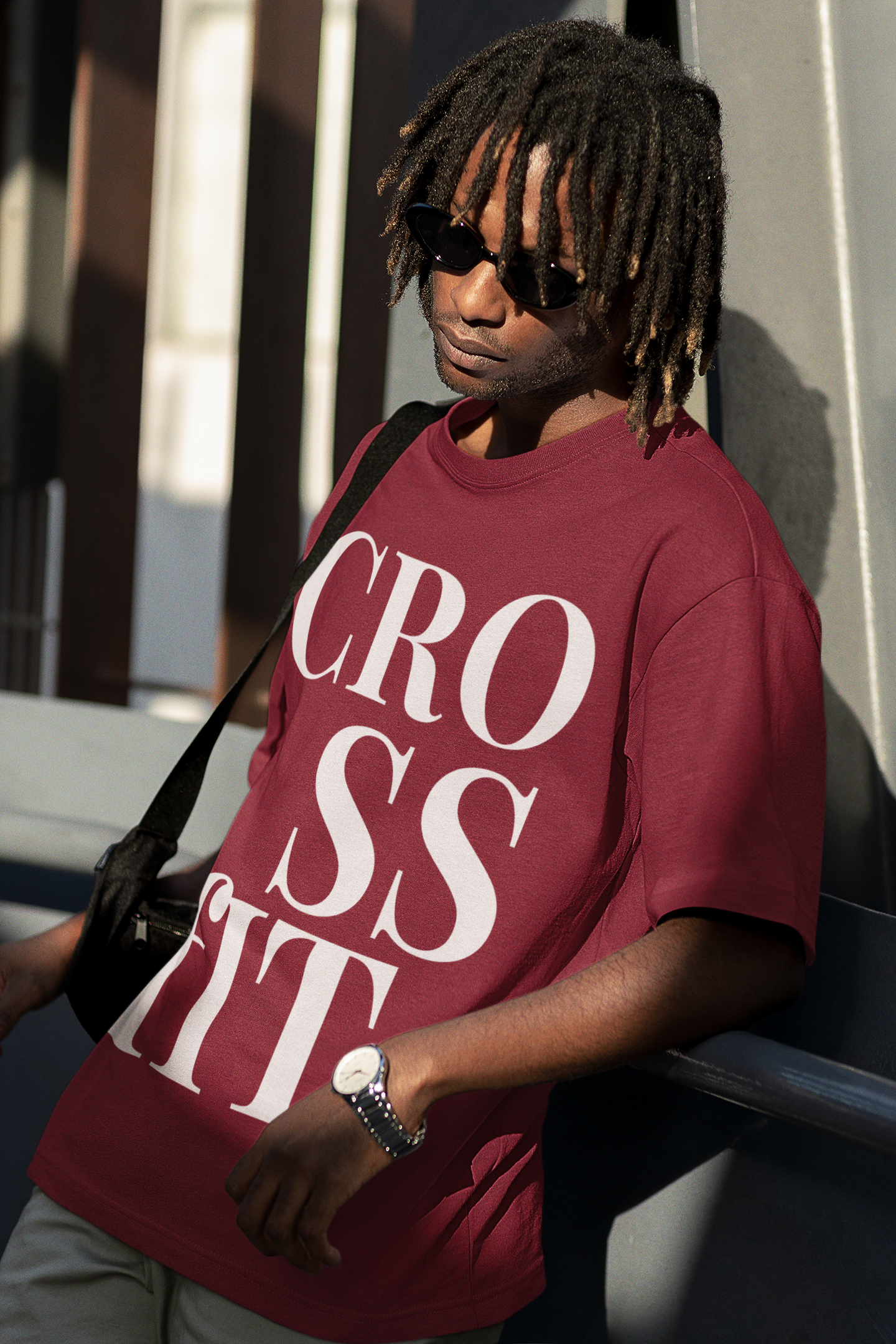 Nome do produto: Camiseta Oversized Crosstif Vinho