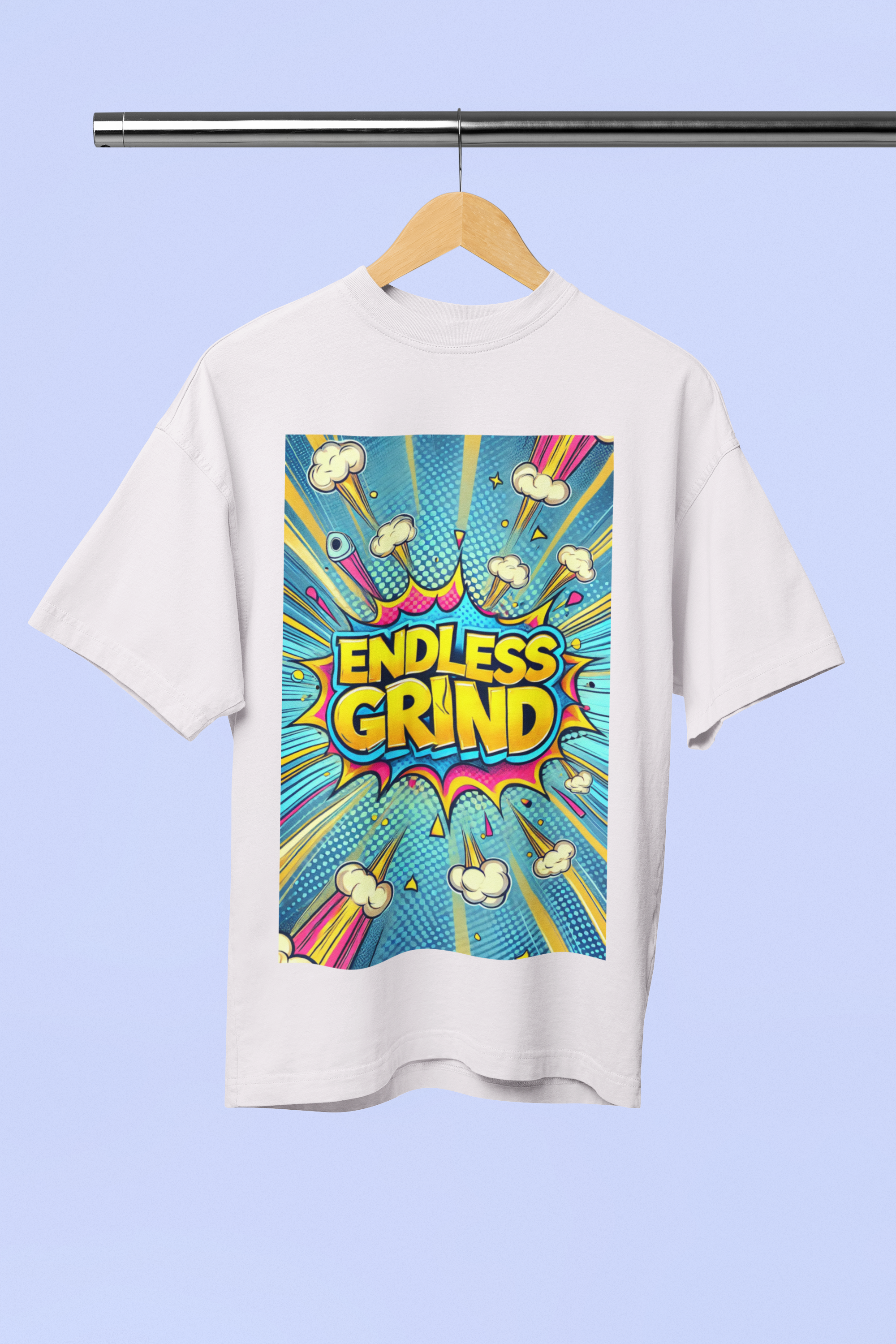 Nome do produto: Camiseta Oversized Off- White Collor