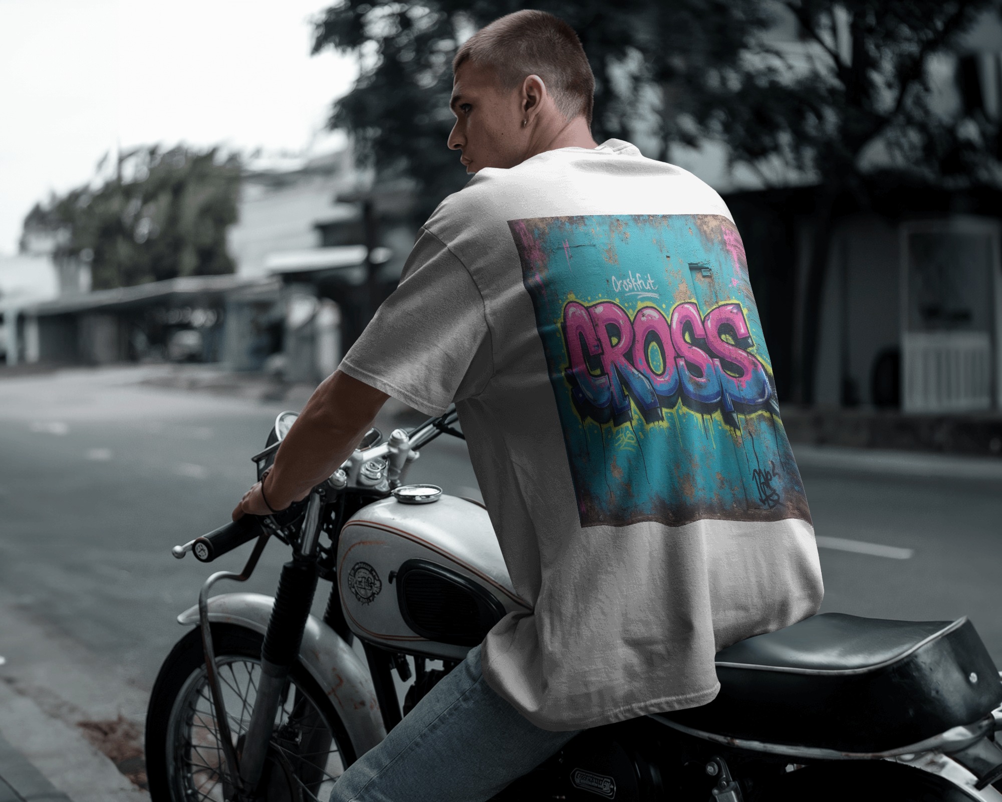 Nome do produto: Camiseta Oversized Grafit