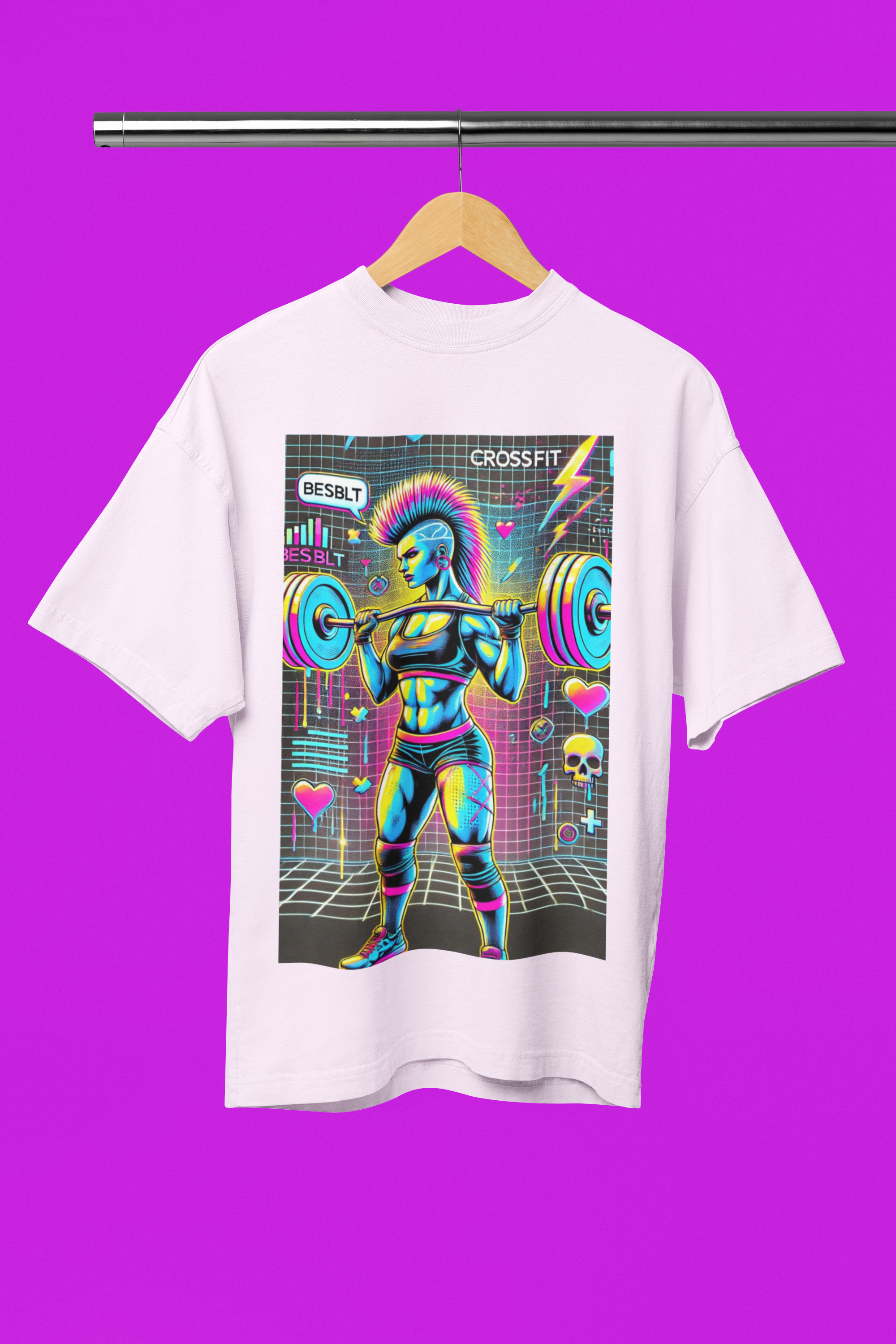 Nome do produto: Camiseta Oversized Off-White