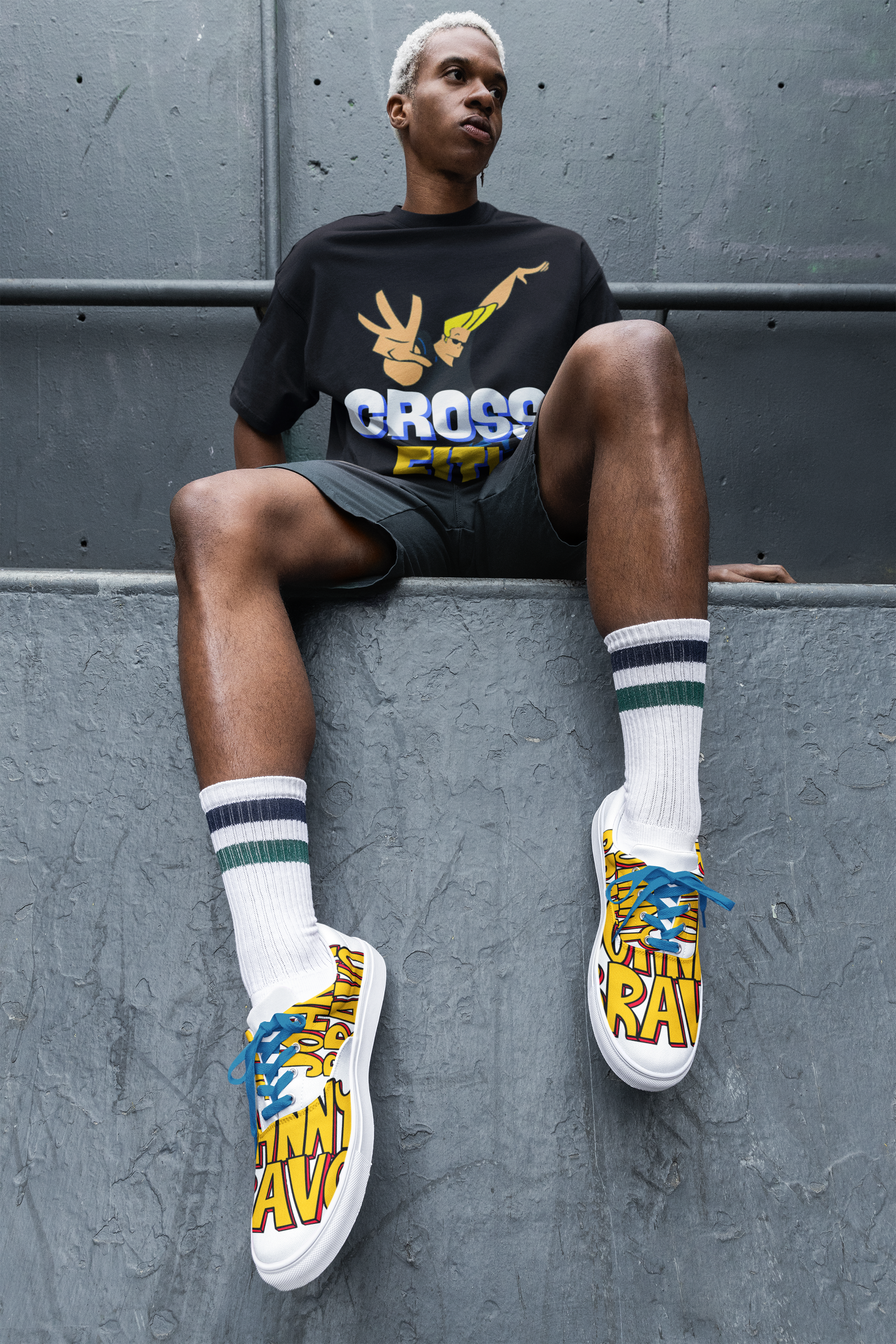 Nome do produto: Camiseta Oversized Johnny Bravo