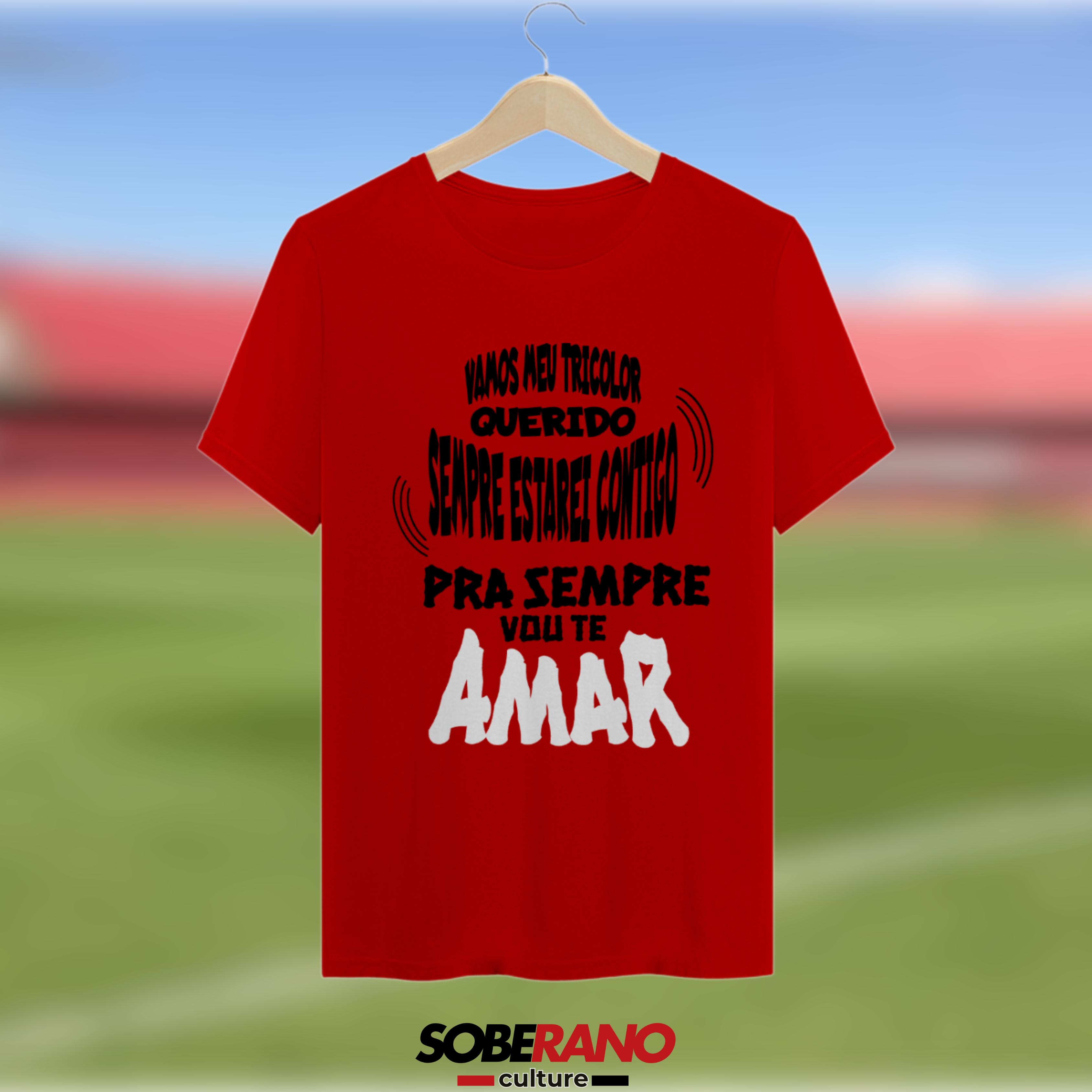 Camisa Quality Soberano Culture VERMELHA GRITOS DA TORCIDA - 