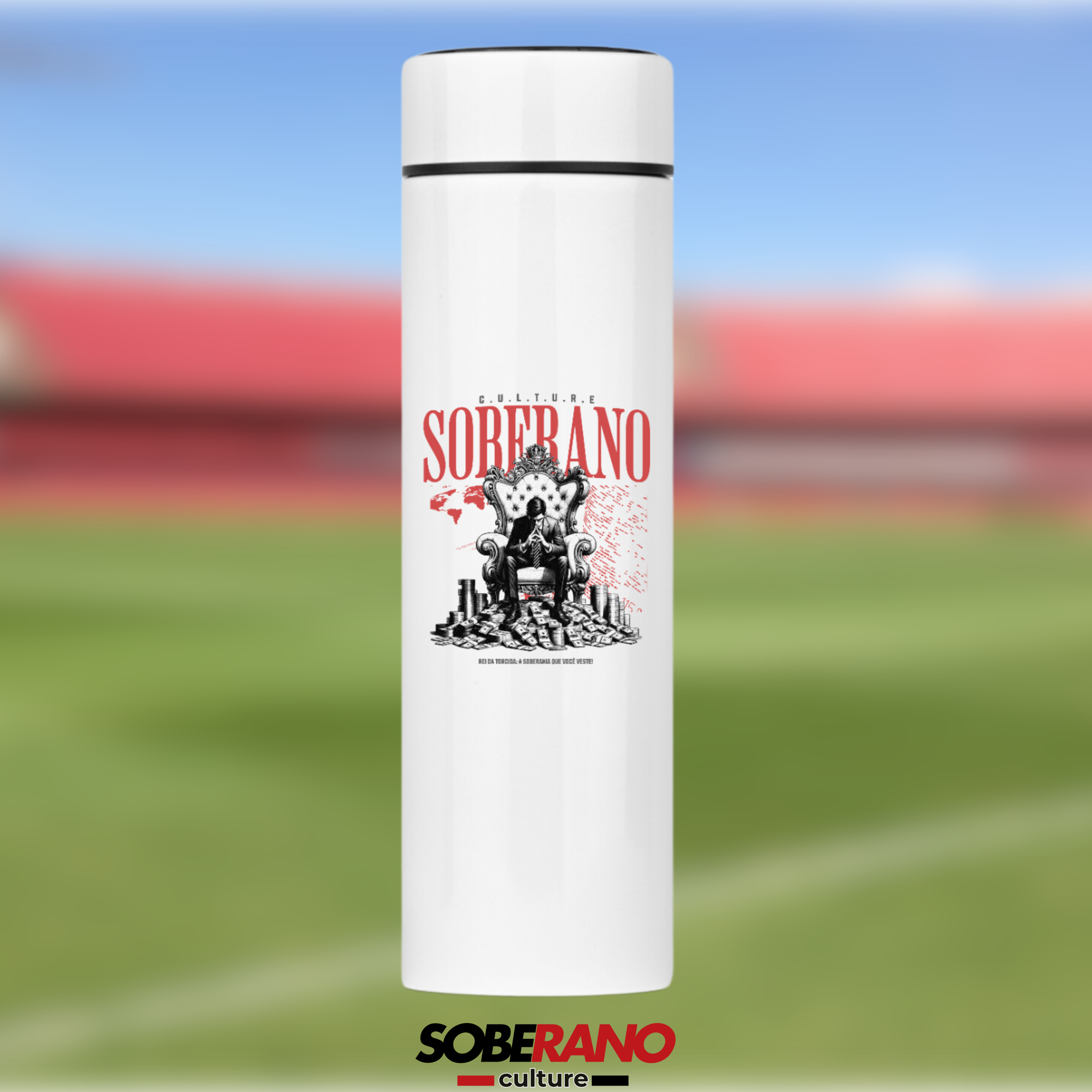 Garrafa Térmica Soberano Culture TU ÉS FORTE, TU ÉS GRANDE - 