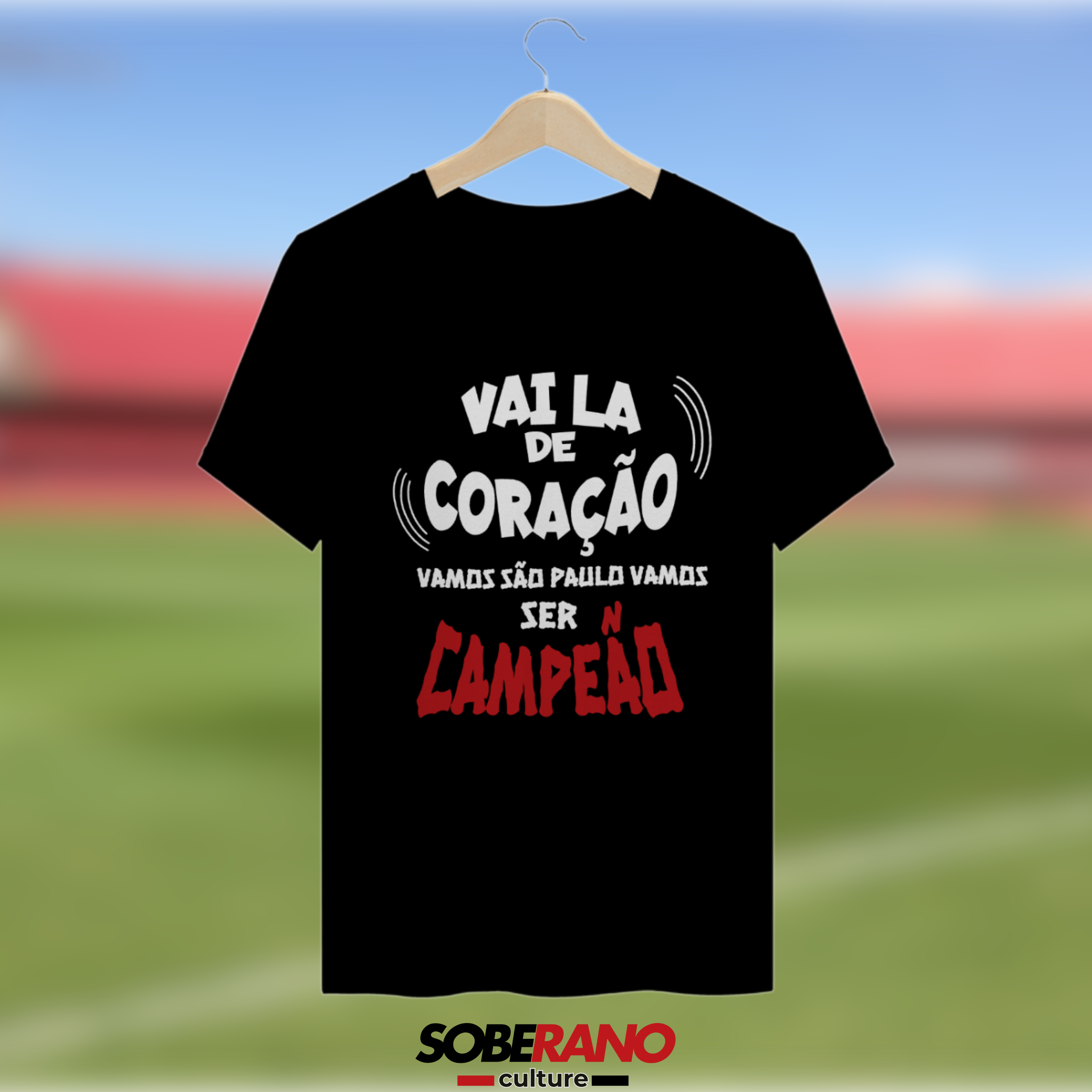 Camisa Quality Soberano Culture ESCURO GRITOS DA TORCIDA - 