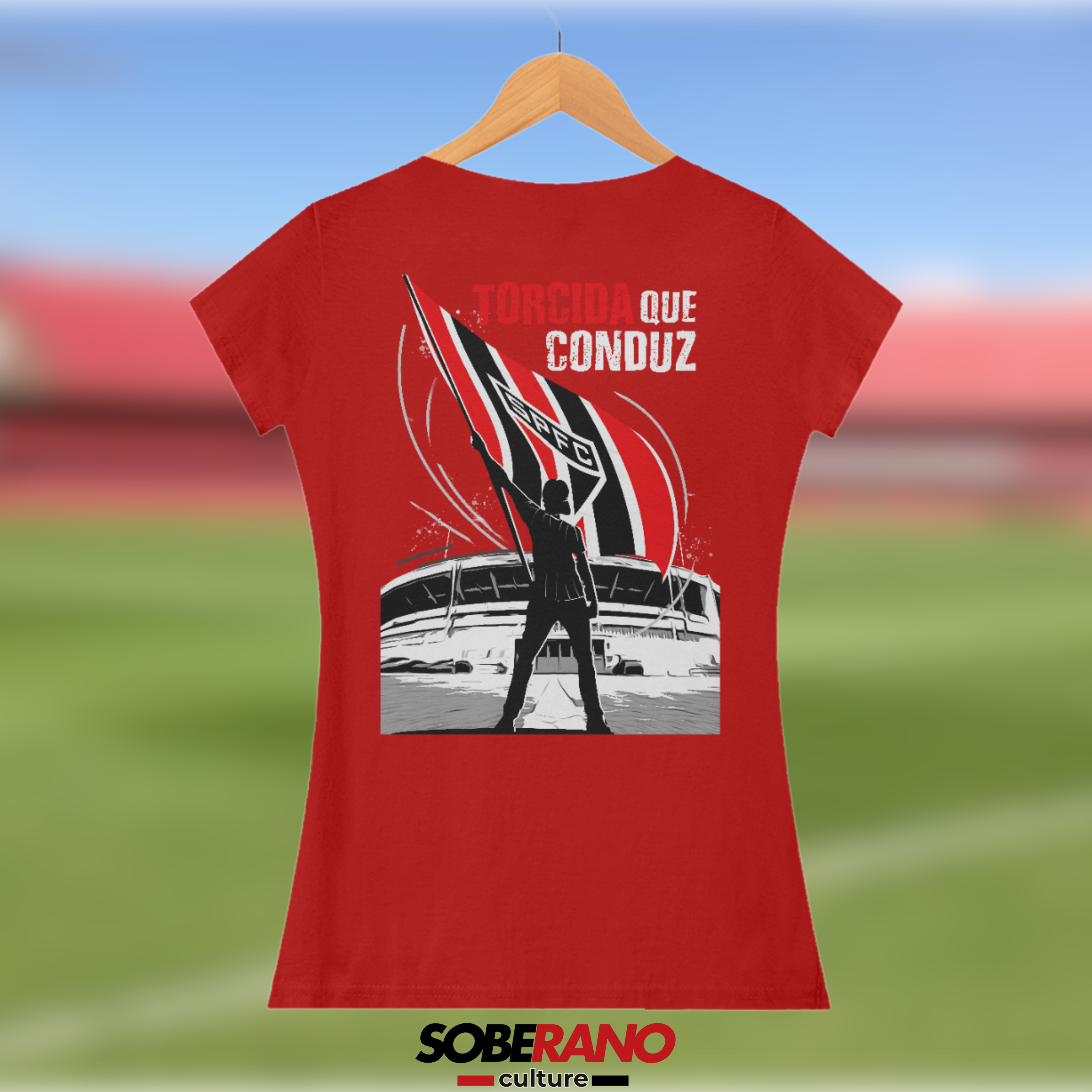 Camisa Baby Long Quality Soberano Culture VERMELHA - 