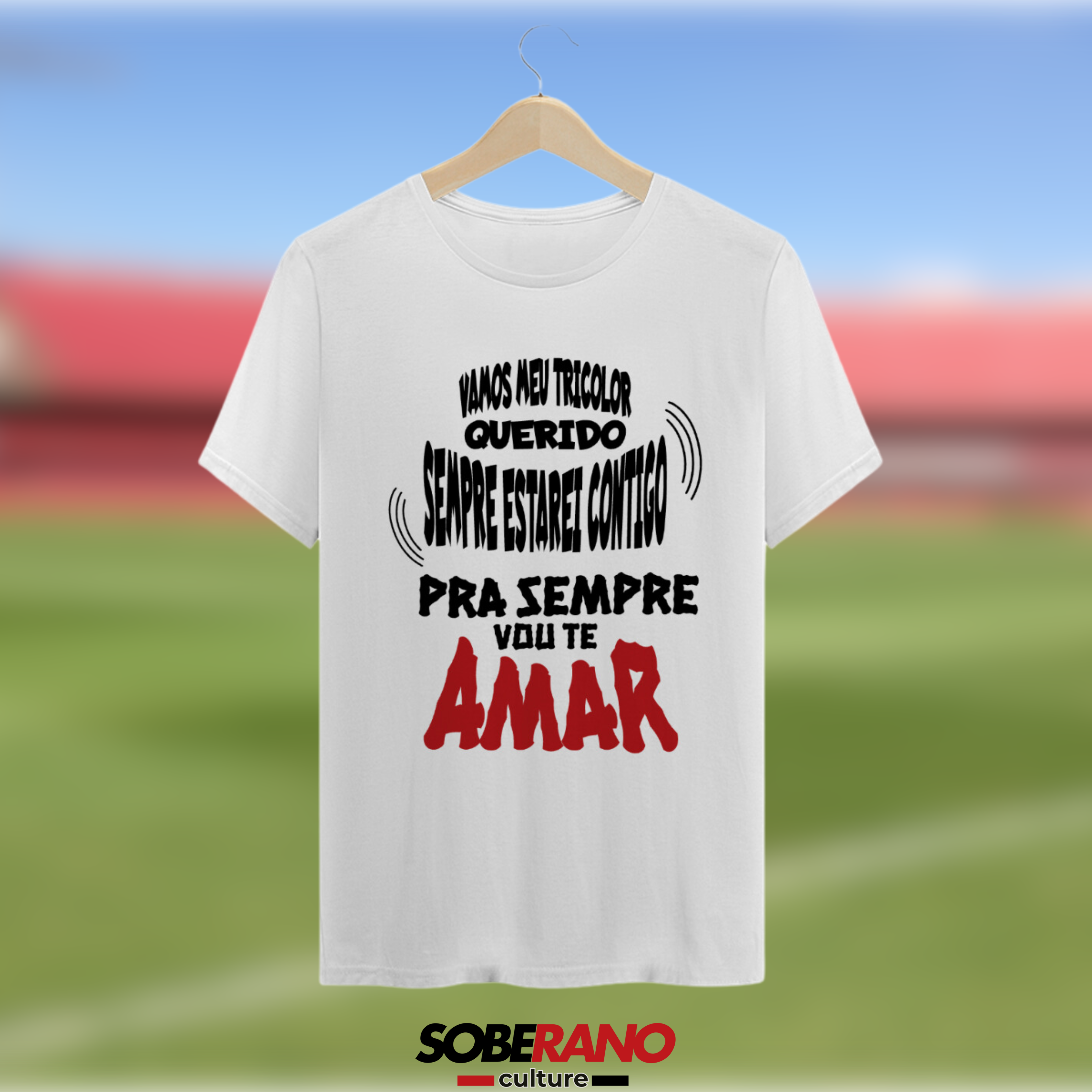 Camisa Quality Soberano Culture BRANCO GRITOS DA TORCIDA - 