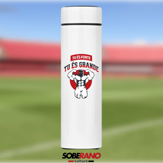 Garrafa Térmica Soberano Culture TU ÉS FORTE, TU ÉS GRANDE - 