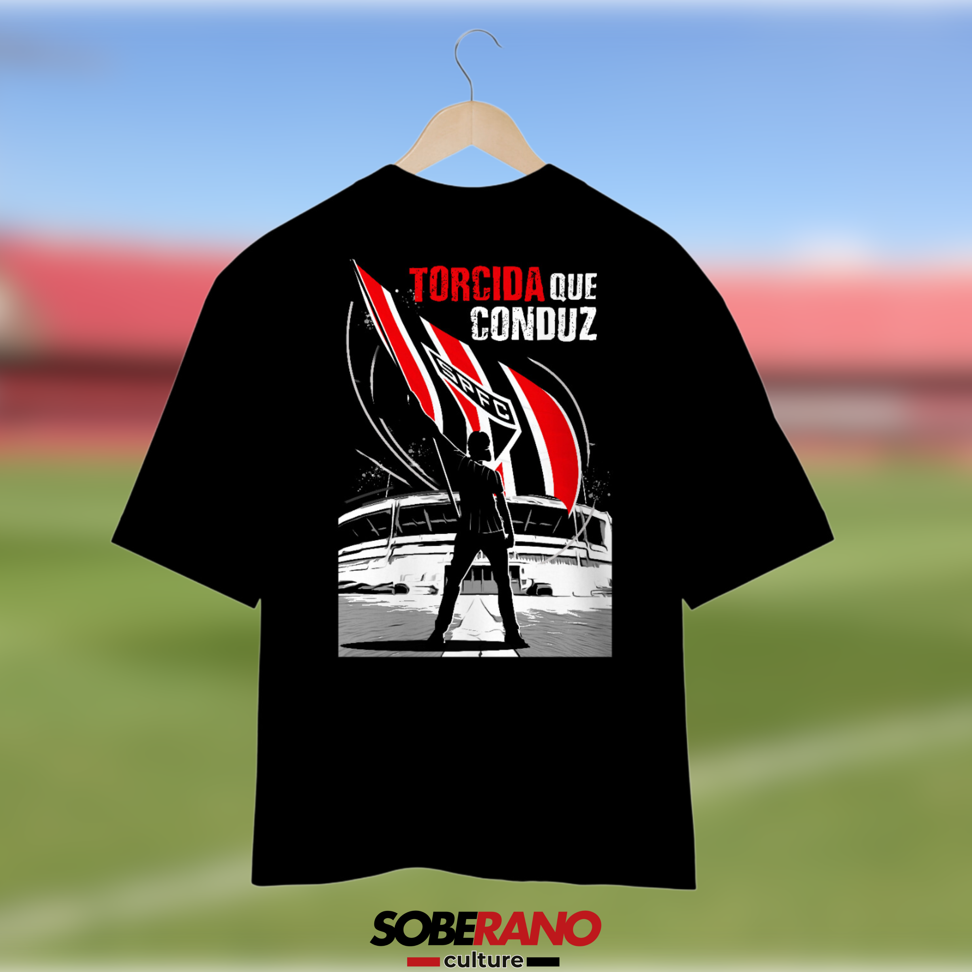 Camisa Oversize Soberano Culture ESCURO - 