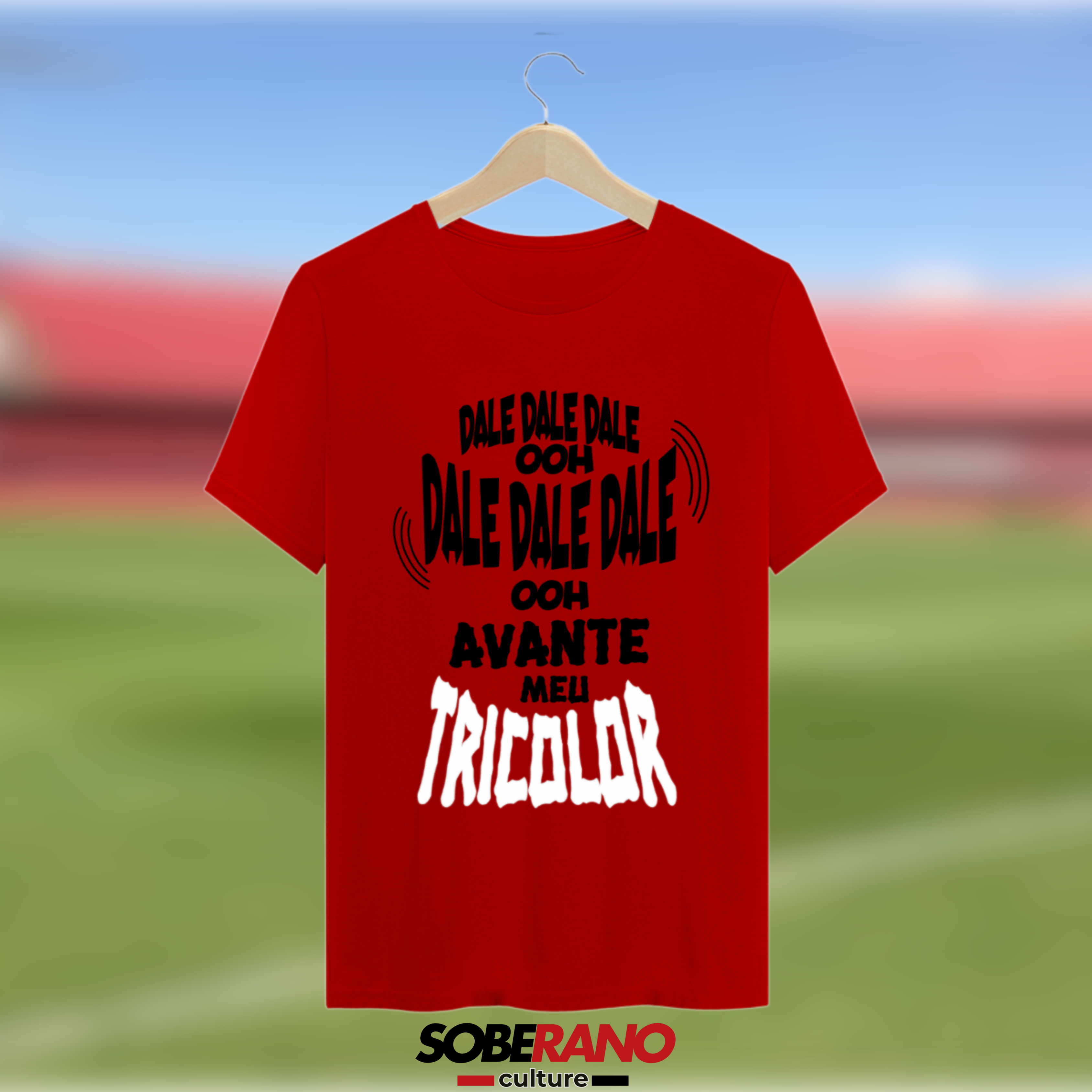 Camisa Quality Soberano Culture VERMELHA GRITOS DA TORCIDA - 