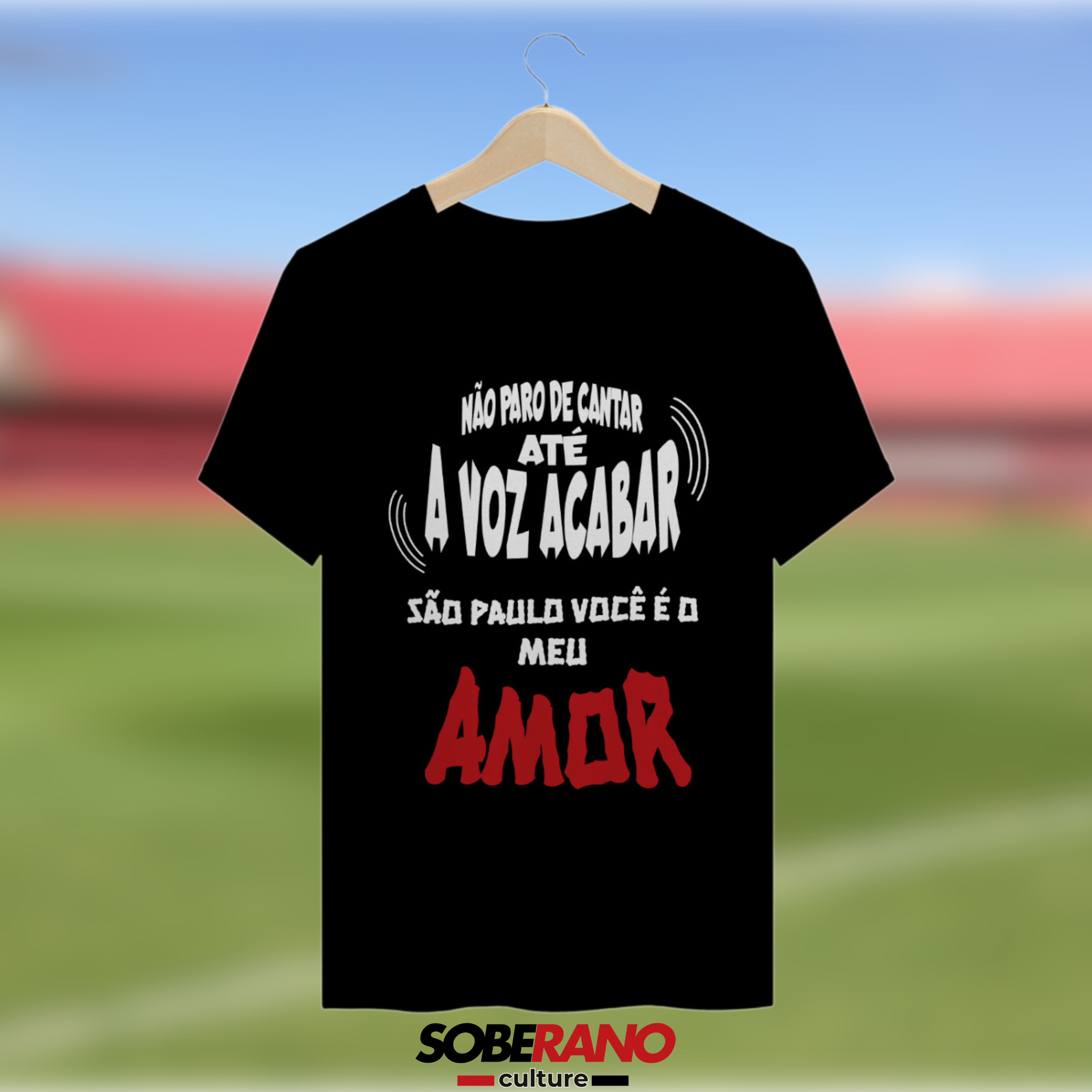 Camisa Quality Soberano Culture ESCURA GRITOS DA TORCIDA - 