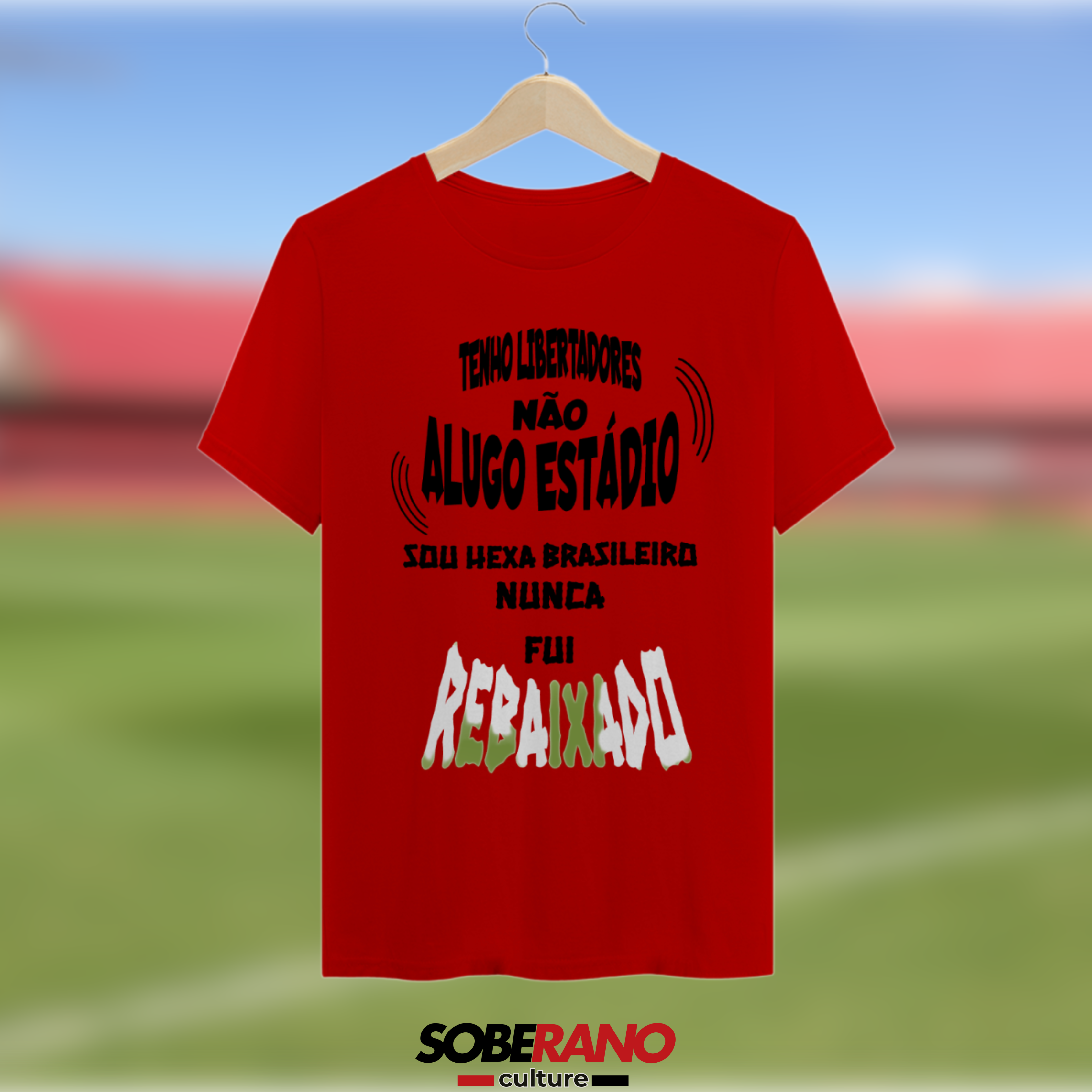 Camisa Quality Soberano Culture VERMELHA GRITOS DA TORCIDA - 