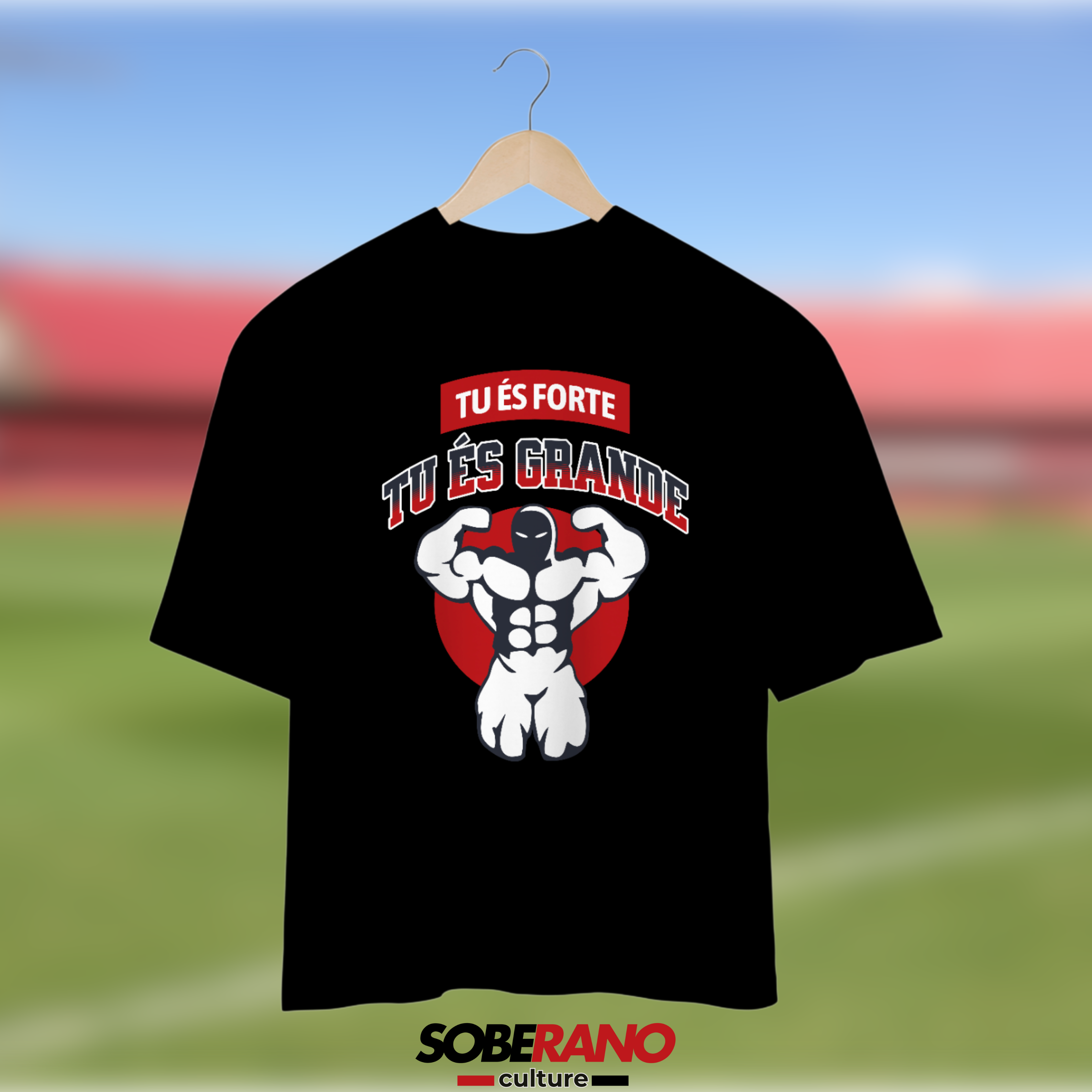 Camisa Oversize Soberano Culture TU ÉS FORTE TU ÉS GRANDE - 