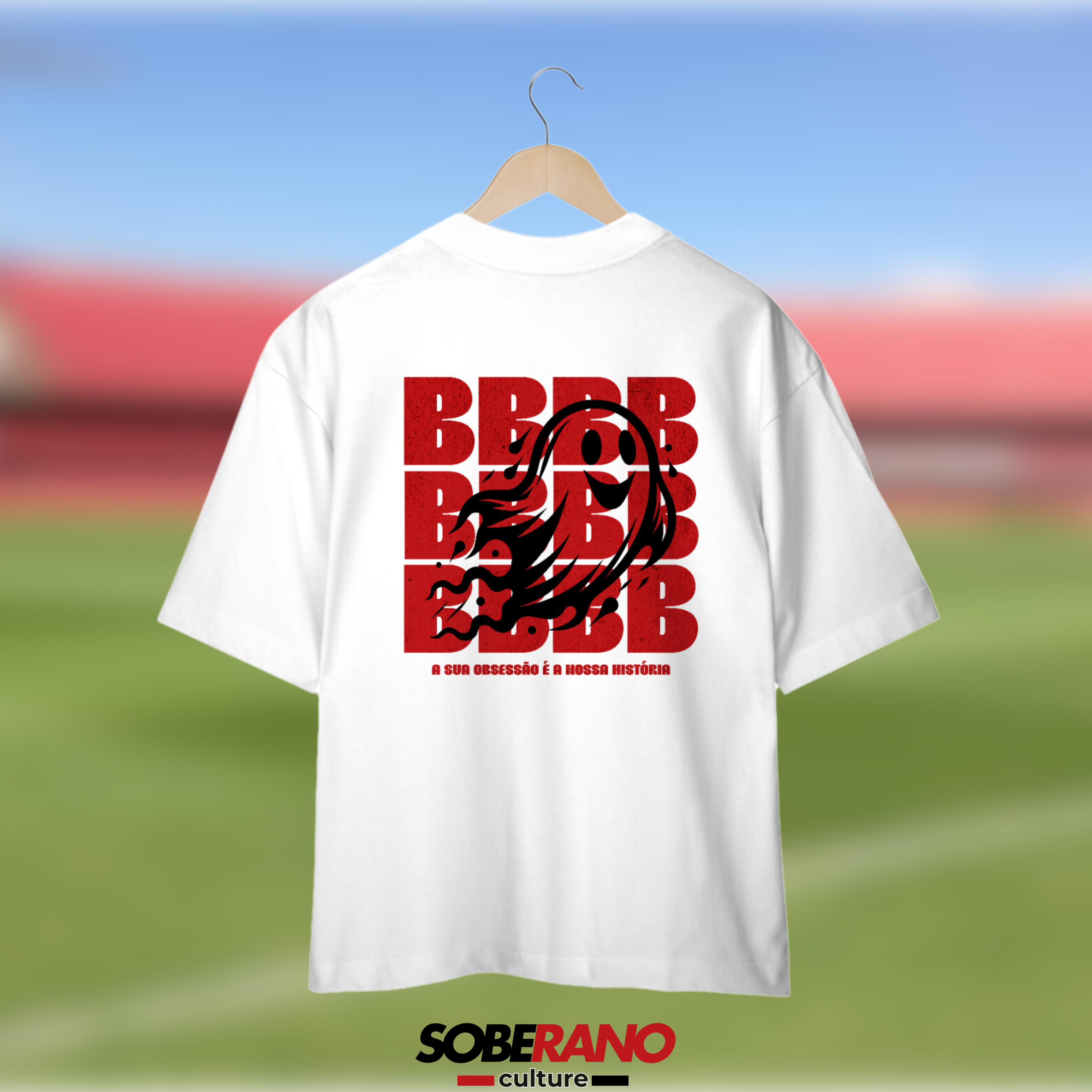 Camisa Oversize Soberano Culture BRANCO - 