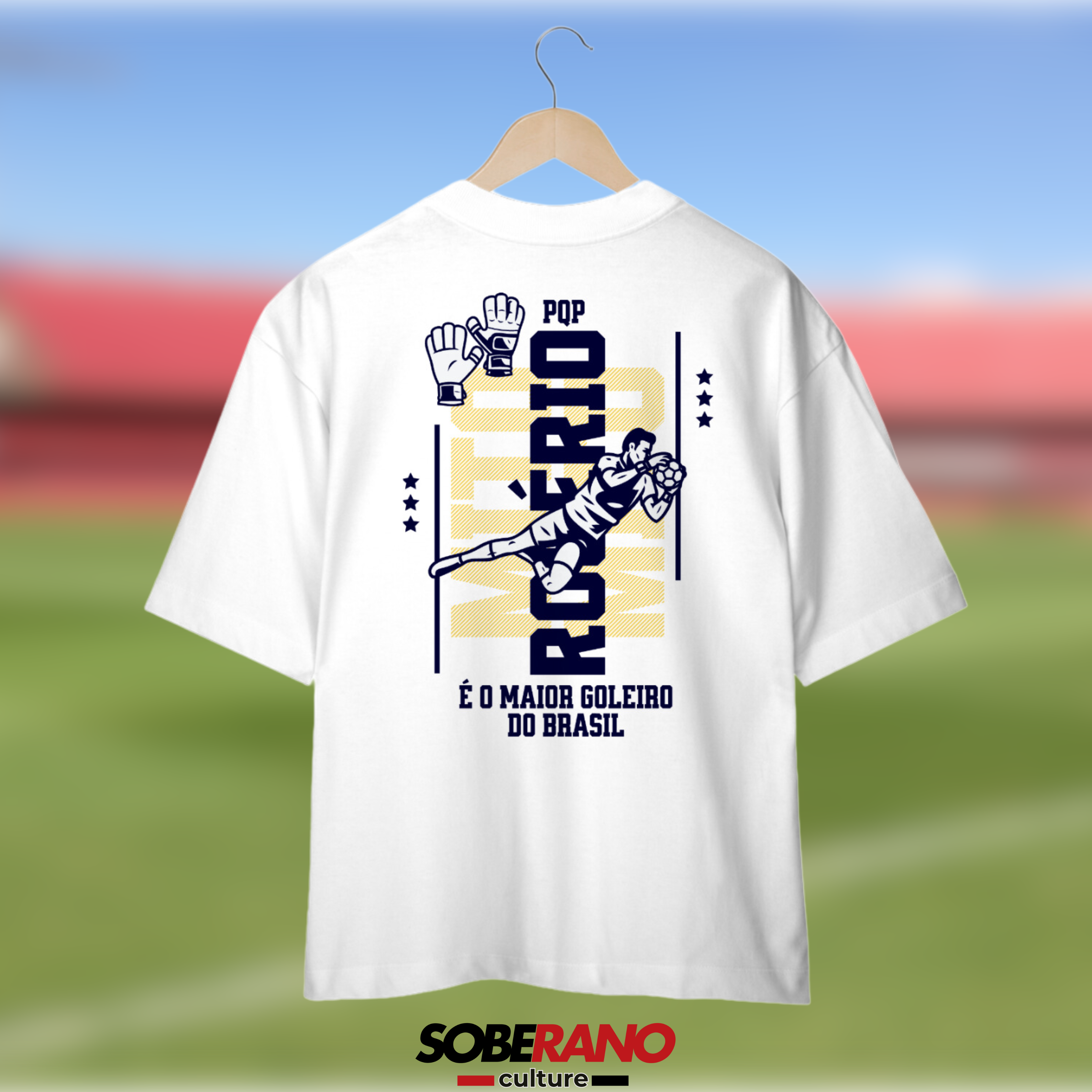 Camisa Oversize Soberano Culture BRANCA - 