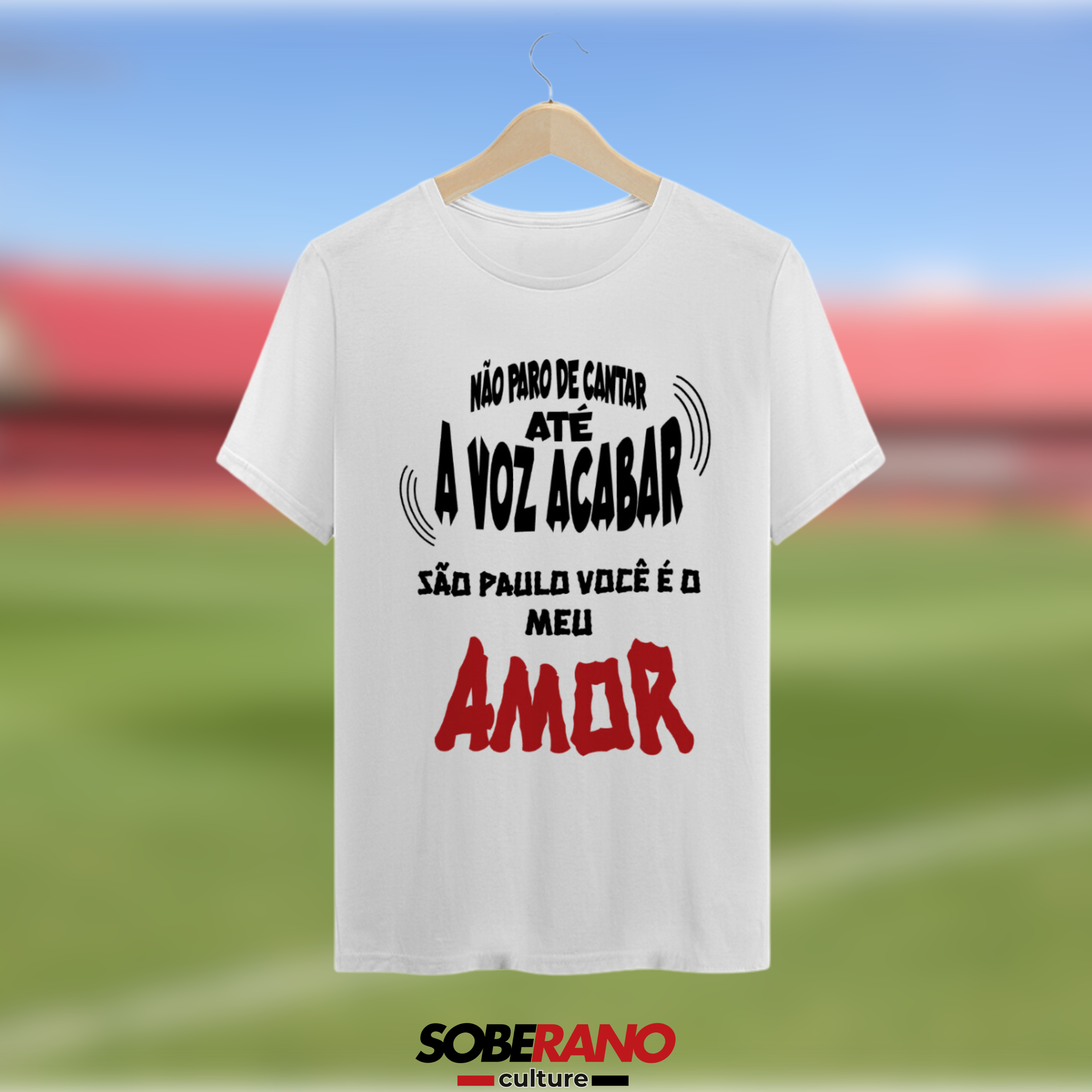 Nome do produto: Camisa Quality Soberano Culture BRANCA GRITOS DA TORCIDA - \