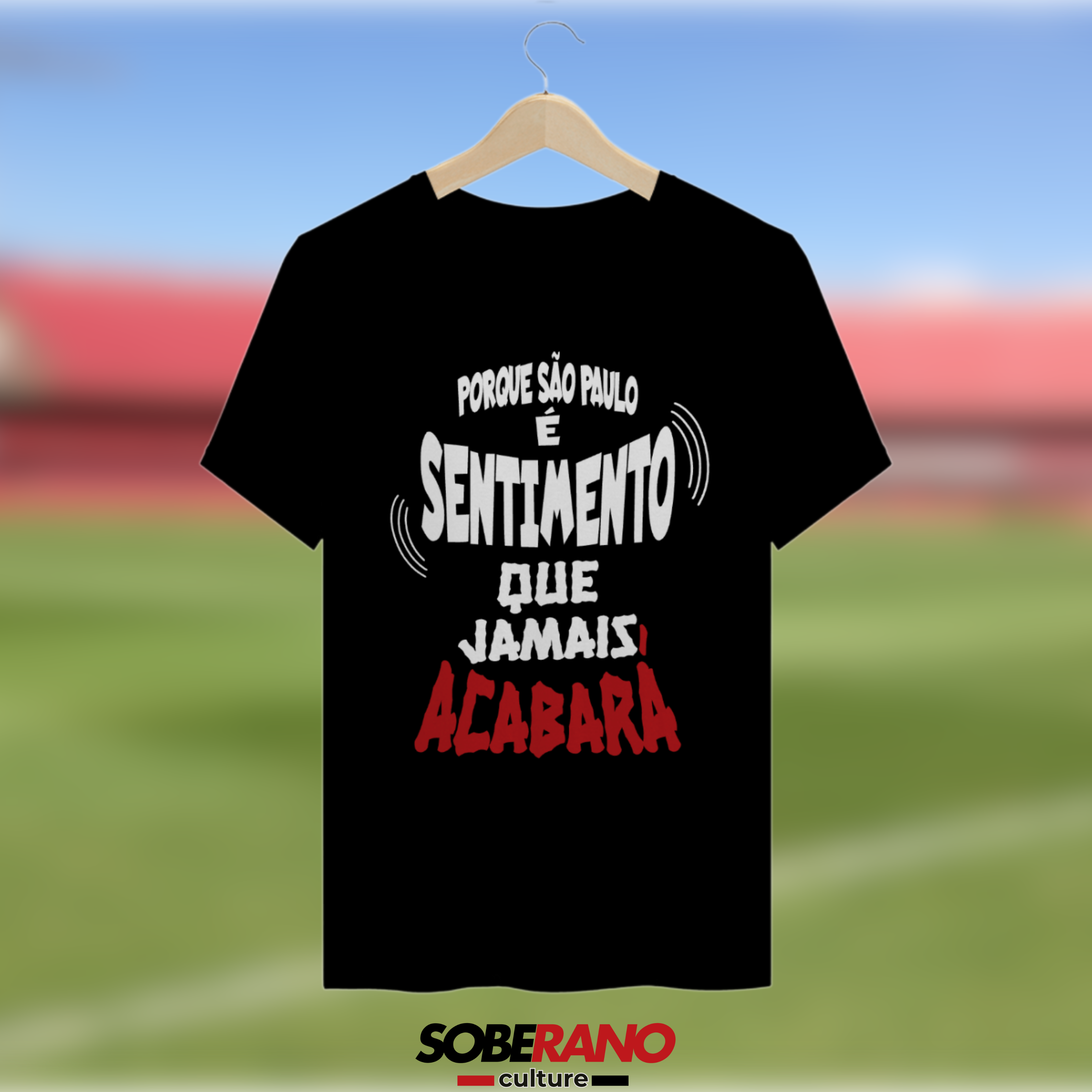 Camisa Quality Soberano Culture ESCURA GRITOS DA TORCIDA - 