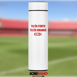 Garrafa Térmica Soberano Culture TU ÉS FORTE, TU ÉS GRANDE - 