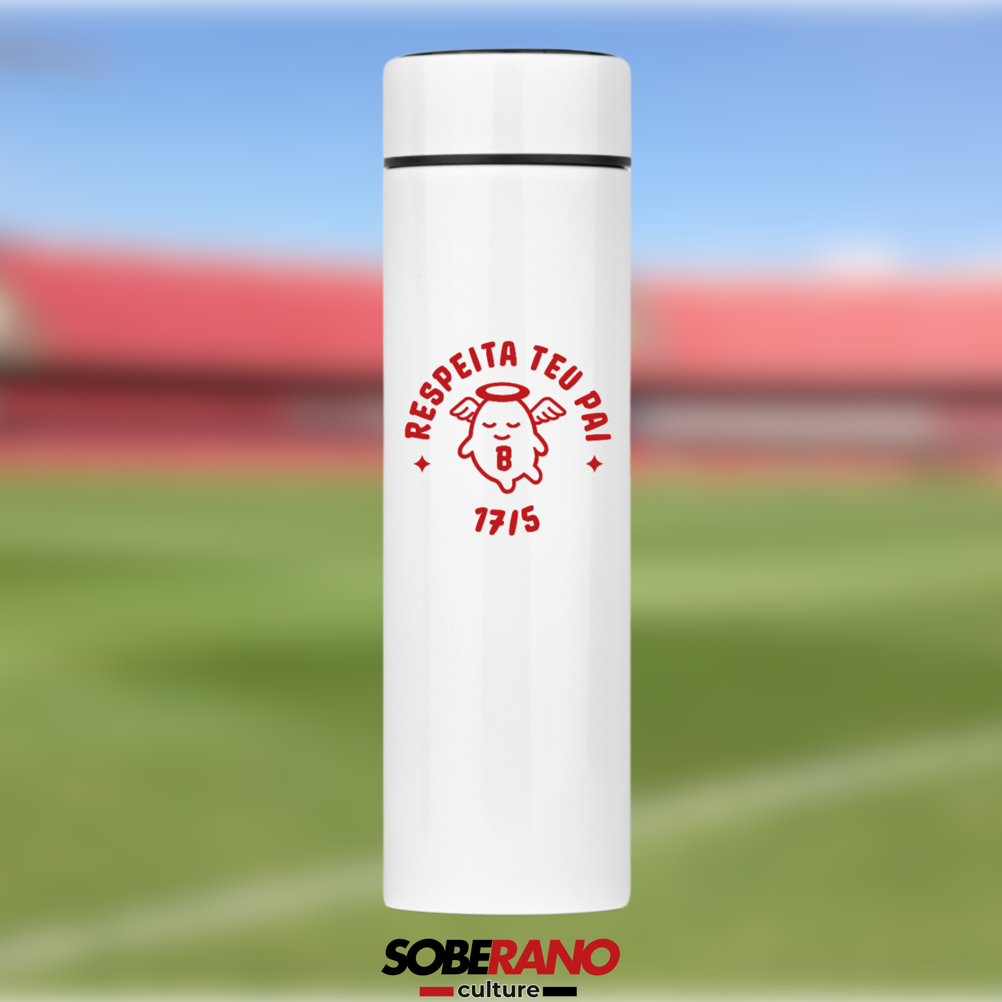 Garrafa Térmica Soberano Culture TU ÉS FORTE, TU ÉS GRANDE - 