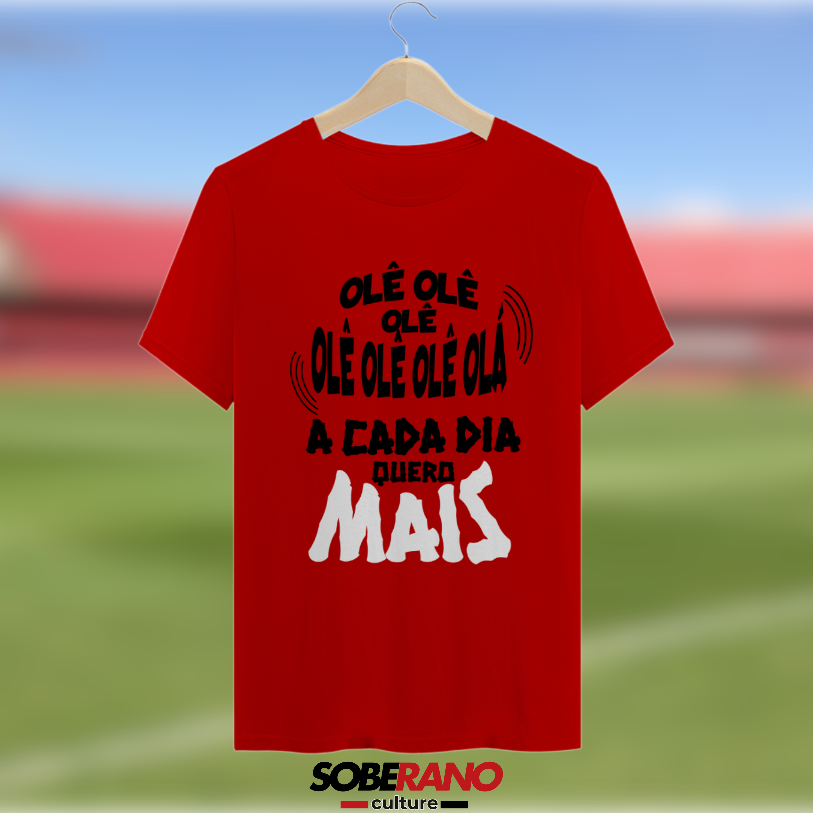 Camisa Quality Soberano Culture VERMELHA GRITOS DA TORCIDA - 