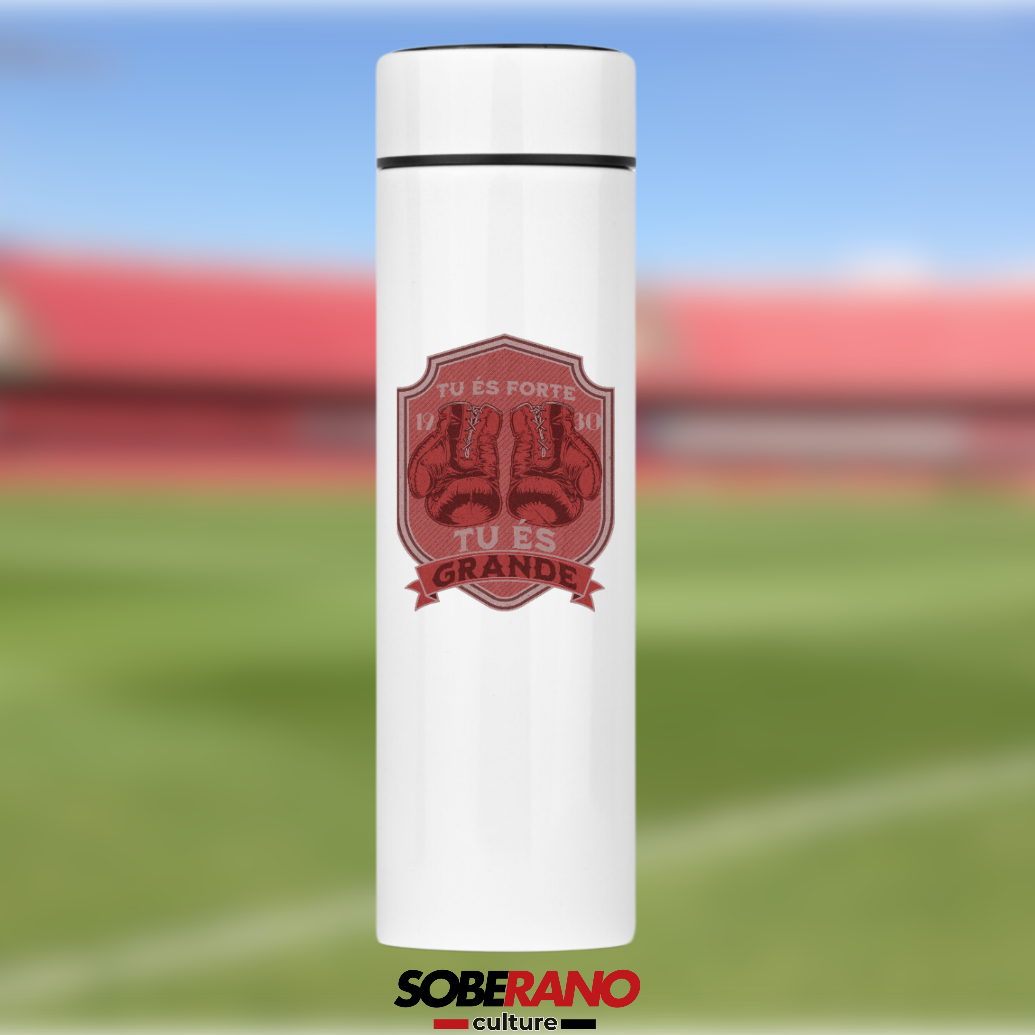 Garrafa Térmica Soberano Culture TU ÉS FORTE, TU ÉS GRANDE - 