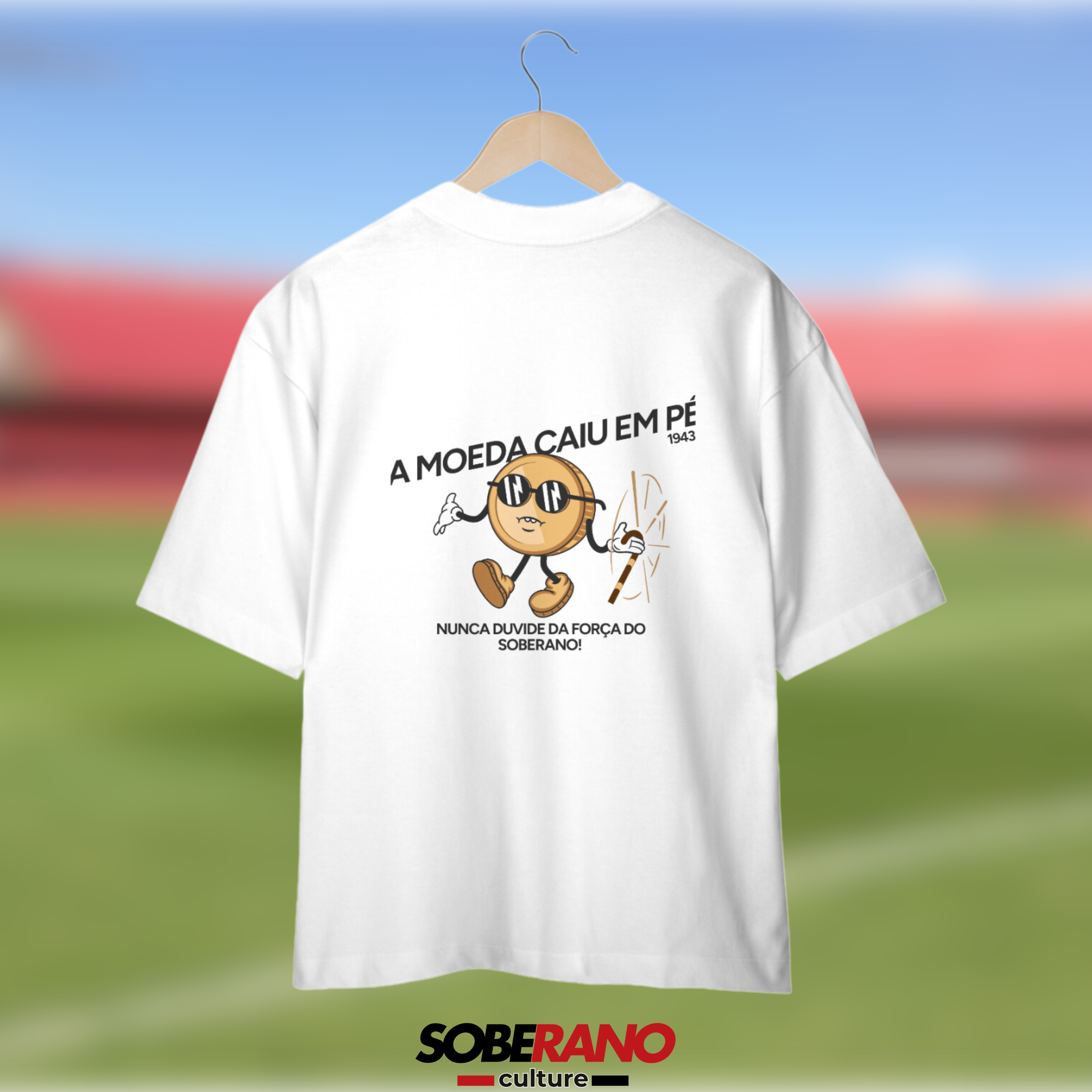 Camisa Oversize Soberano Culture BRANCA - 