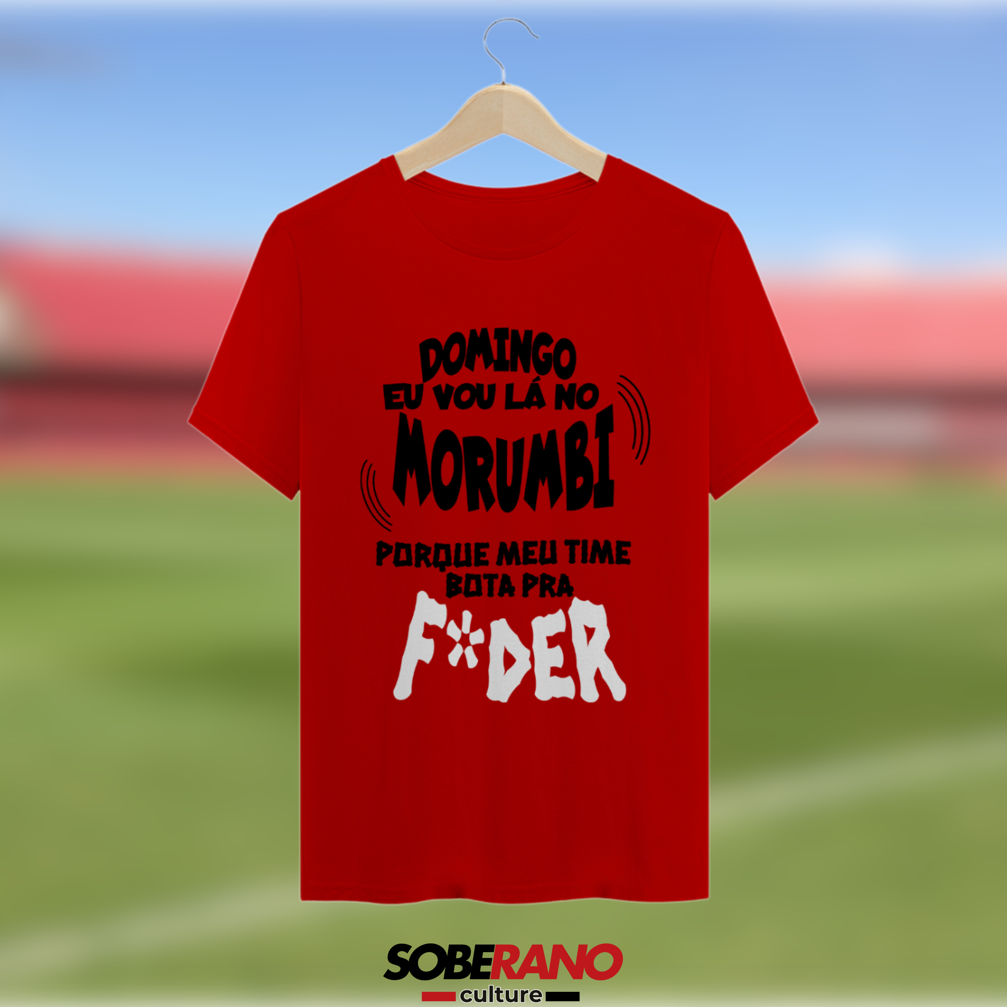 Camisa Quality Soberano Culture VERMELHA GRITOS DA TORCIDA - 
