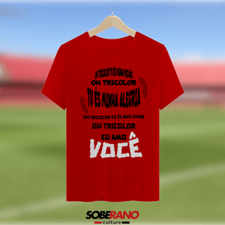 Camisa Quality Soberano Culture VERMELHA GRITOS DA TORCIDA - 