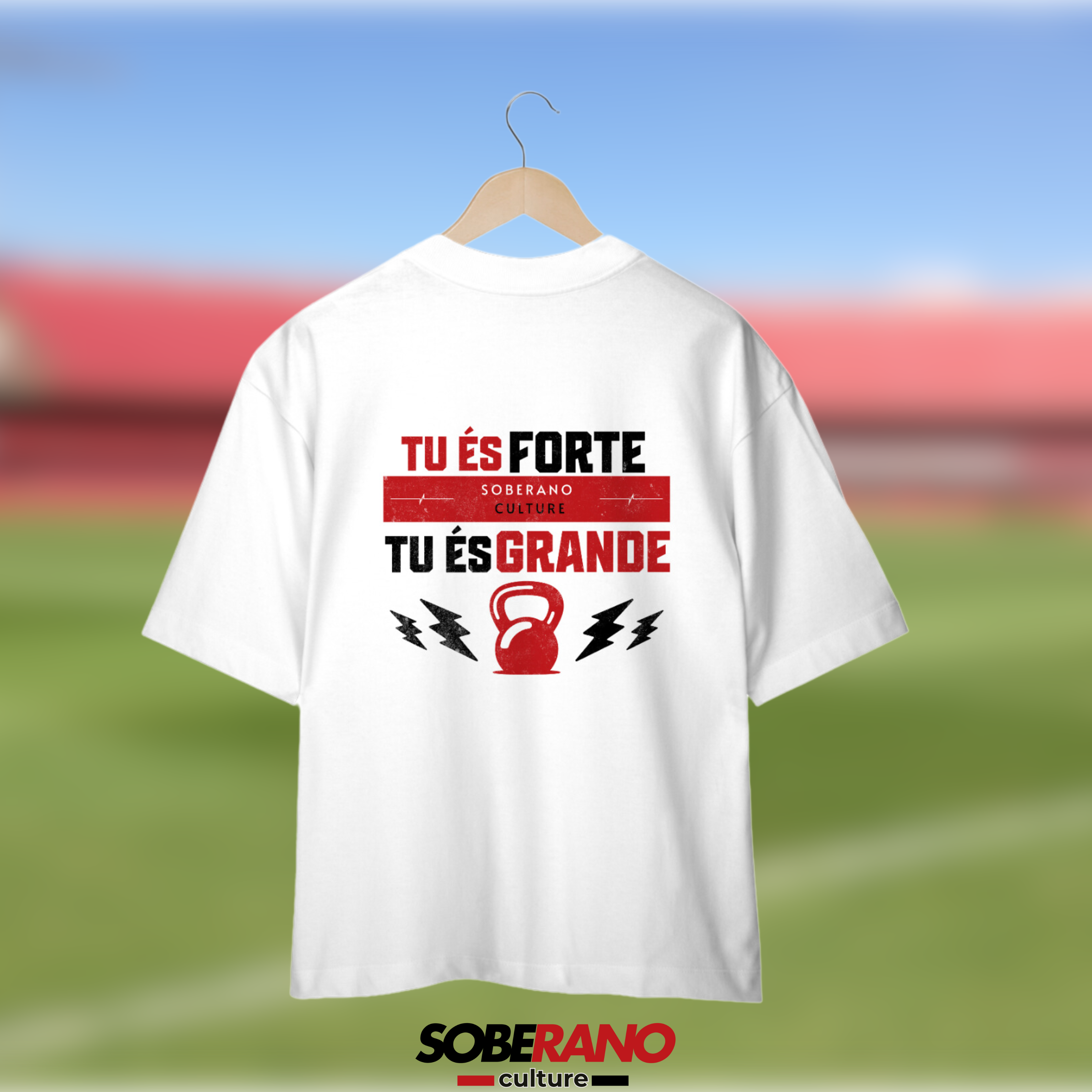 Camisa Oversize Soberano Culture BRANCO - 