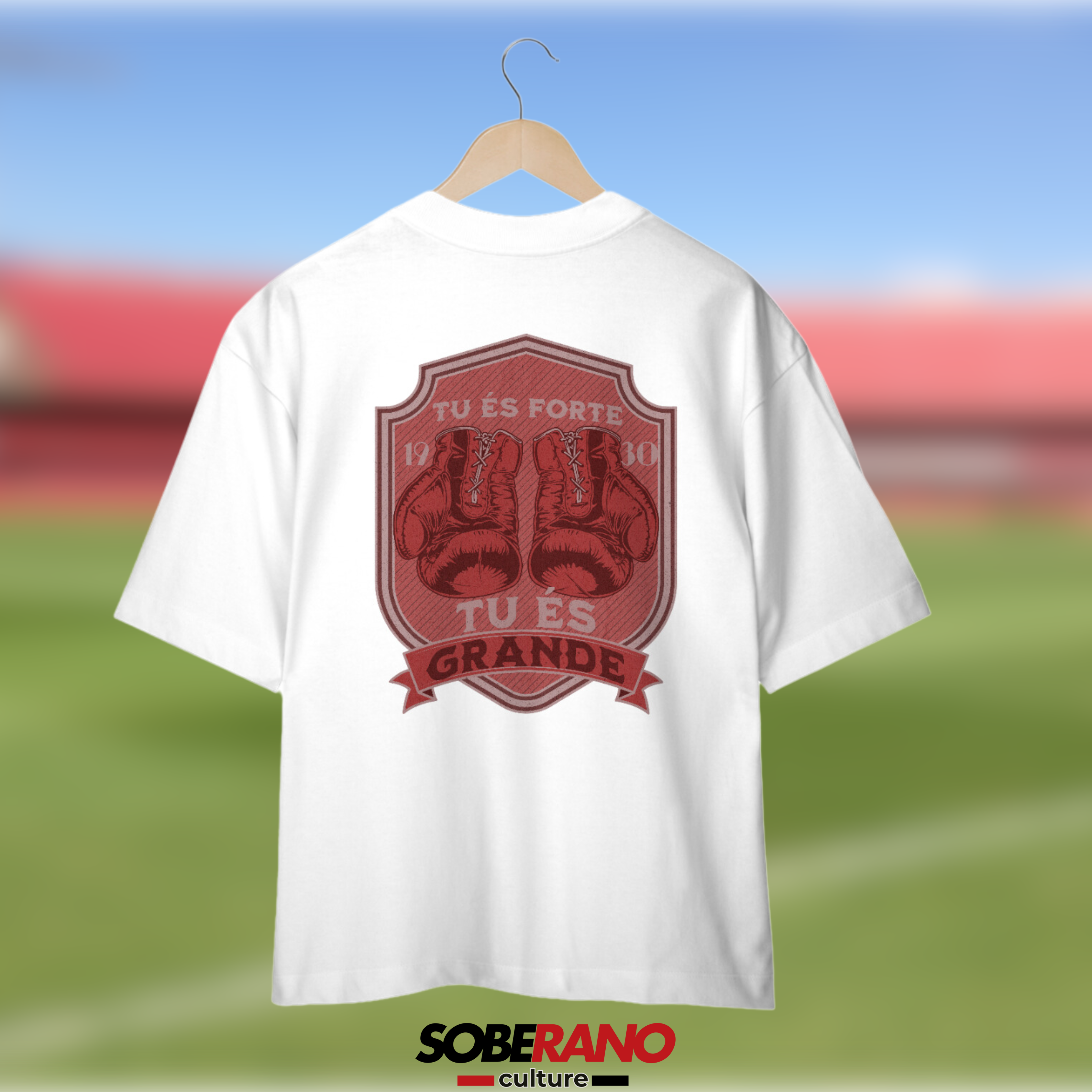 Camisa Oversize Soberano Culture TU ÉS FORTE TU ÉS GRANDE - 