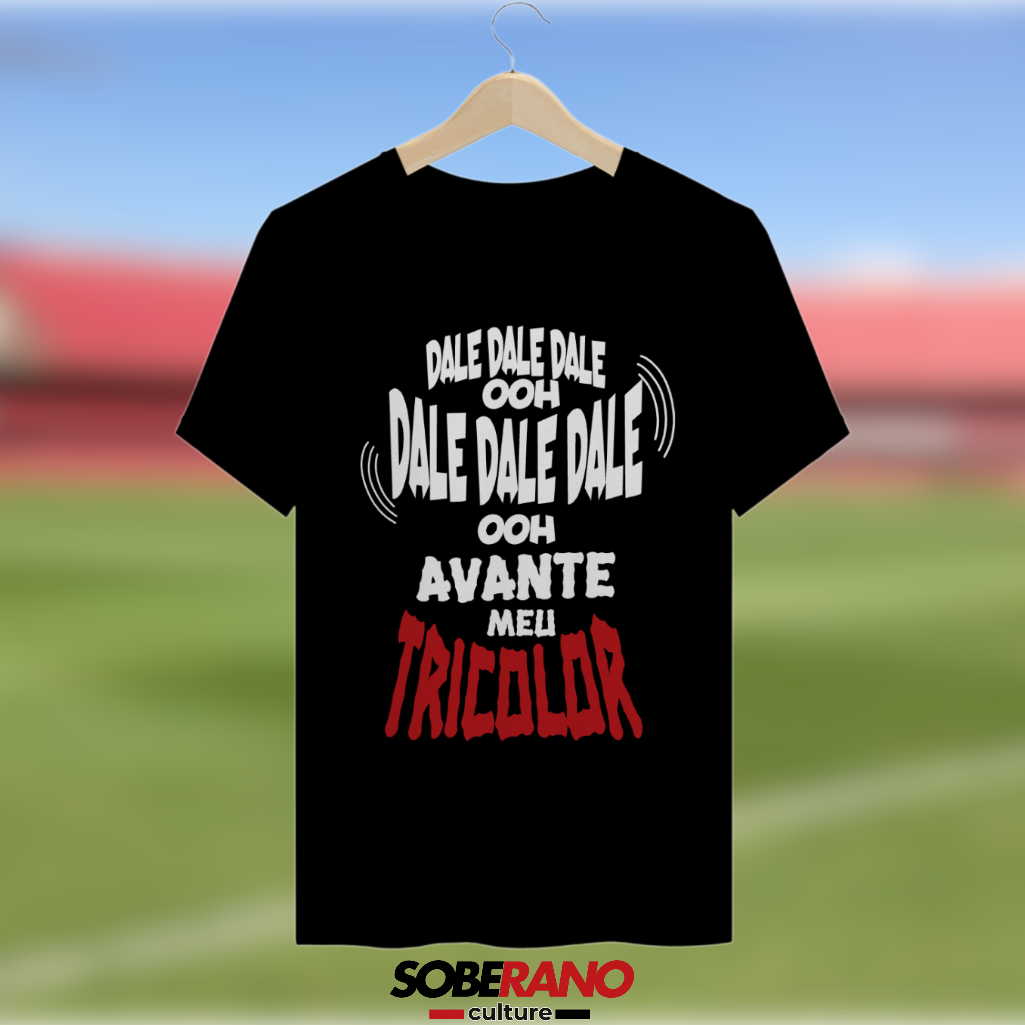 Camisa Quality Soberano Culture ESCURA GRITOS DA TORCIDA - 