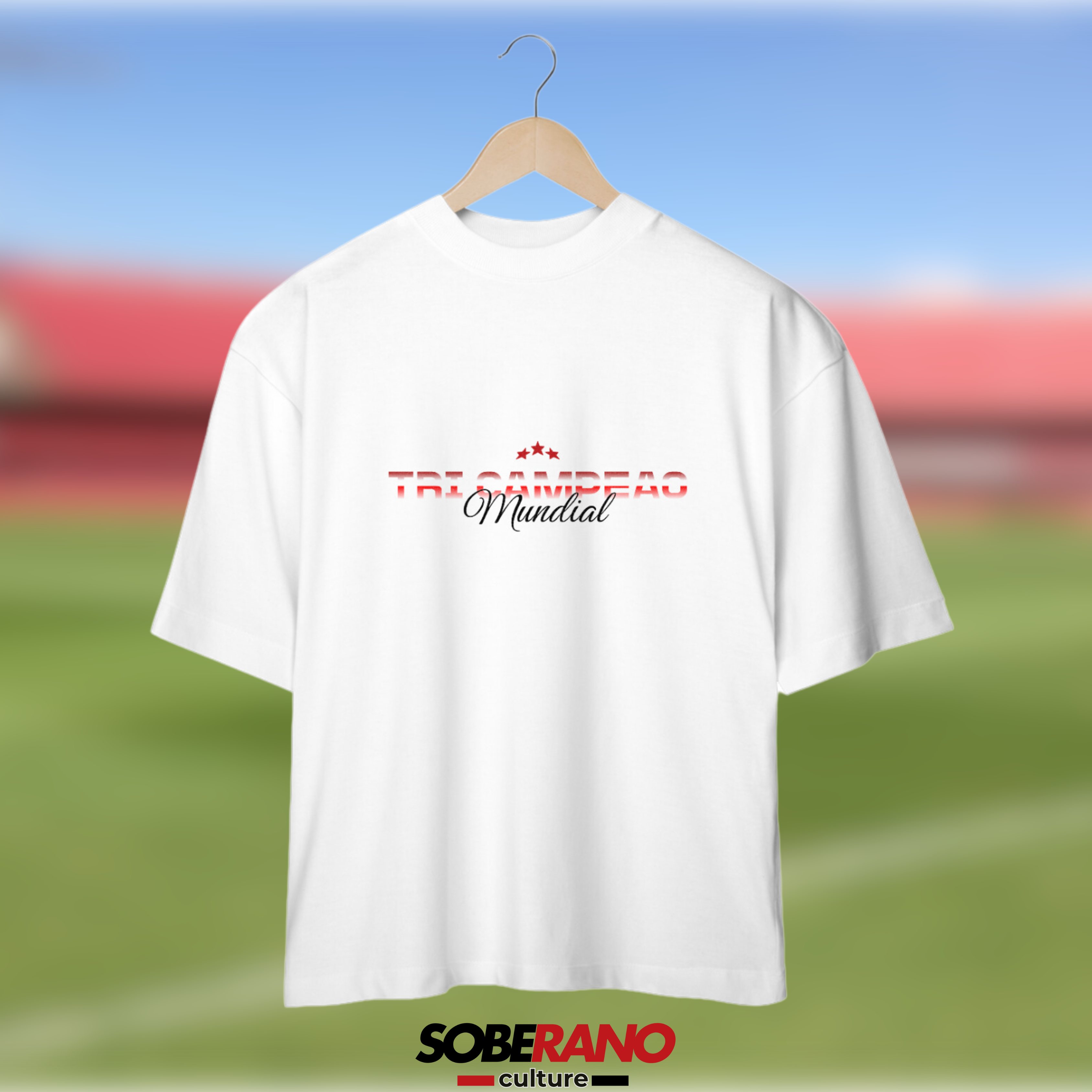 Camisa Oversize Soberano Culture BRANCA - 