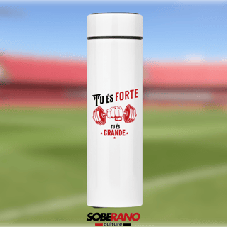 Garrafa Térmica Soberano Culture TU ÉS FORTE, TU ÉS GRANDE - 