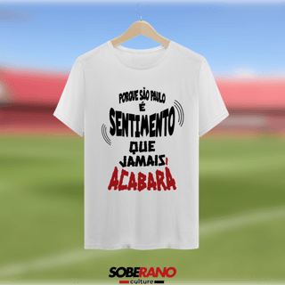 Camisa Quality Soberano Culture BRANCA GRITOS DA TORCIDA - 