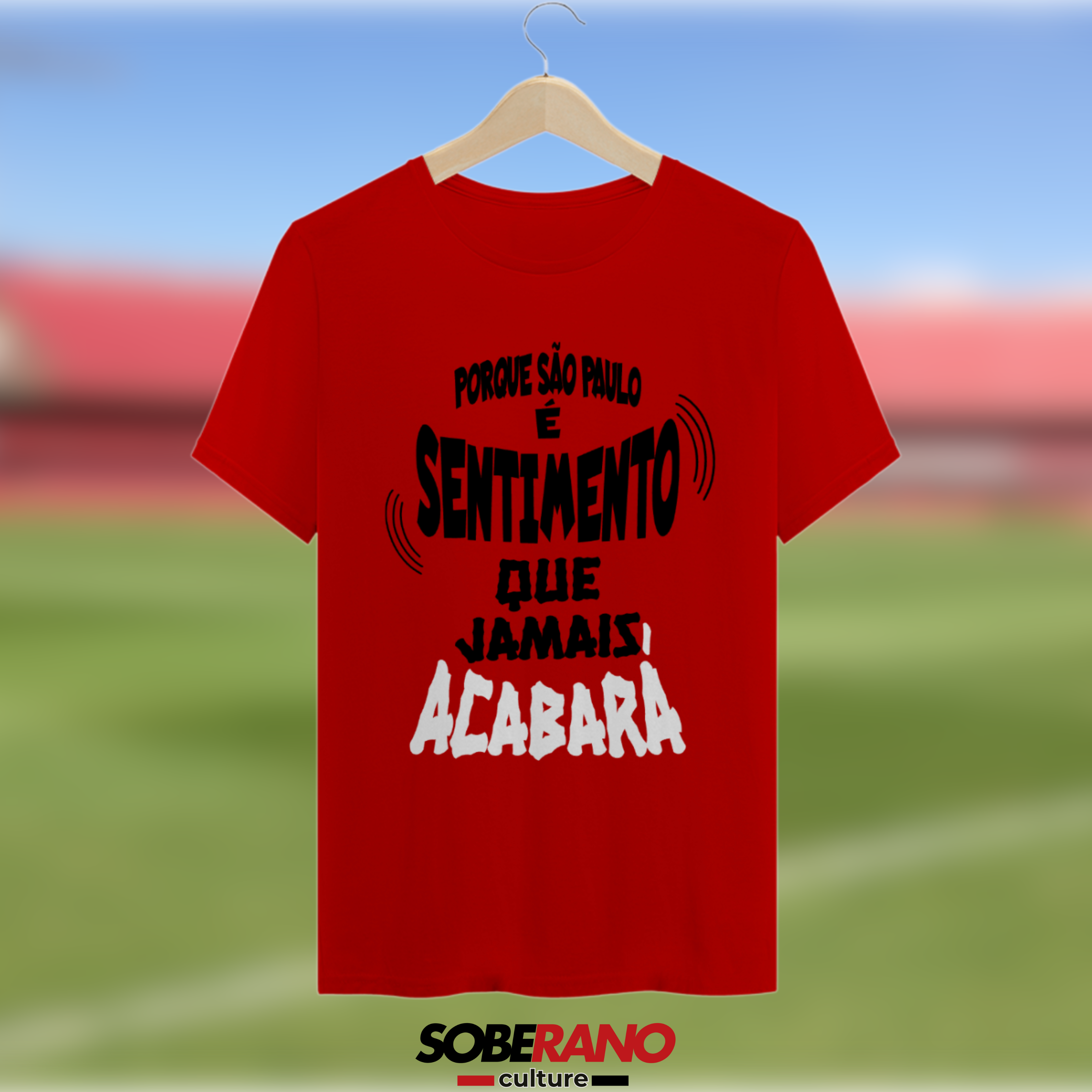 Camisa Quality Soberano Culture VERMELHA GRITOS DA TORCIDA - 