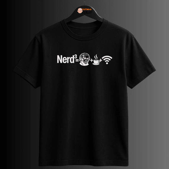 Camiseta Einstein Nerd ao Cubo