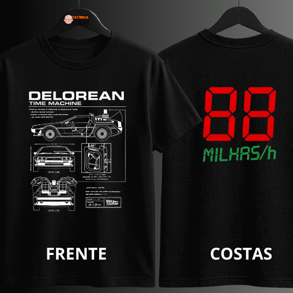 Camiseta De Volta Para o Futuro
