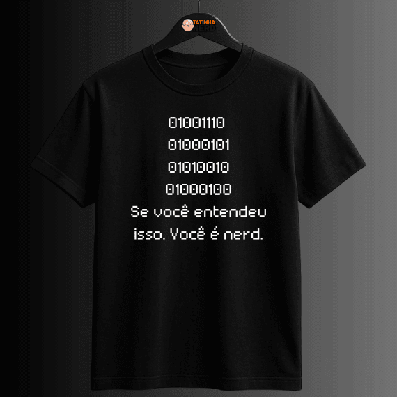Camiseta Nerd Números Binários