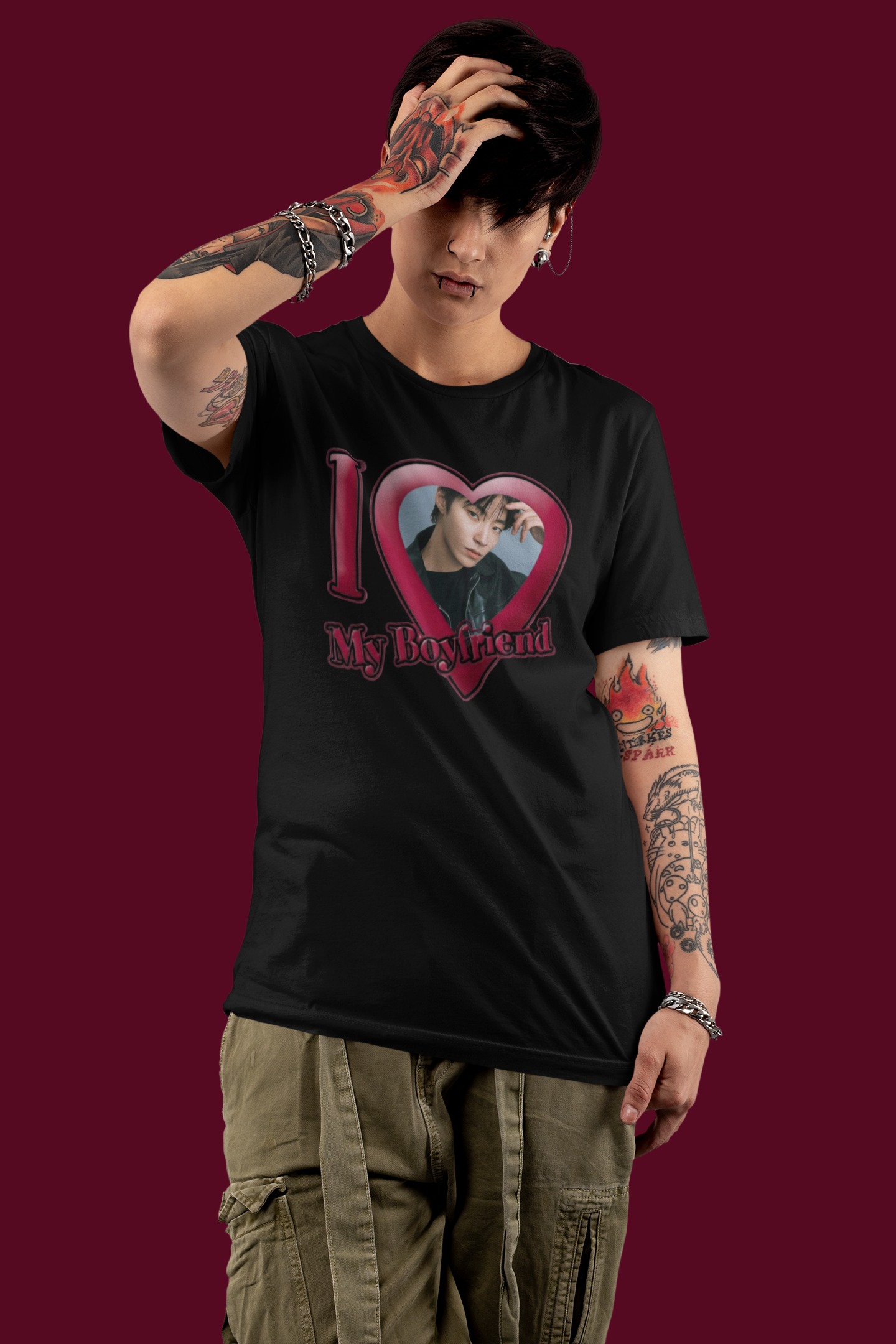 I love my boy friend (coloque a foto do seu boy nela)