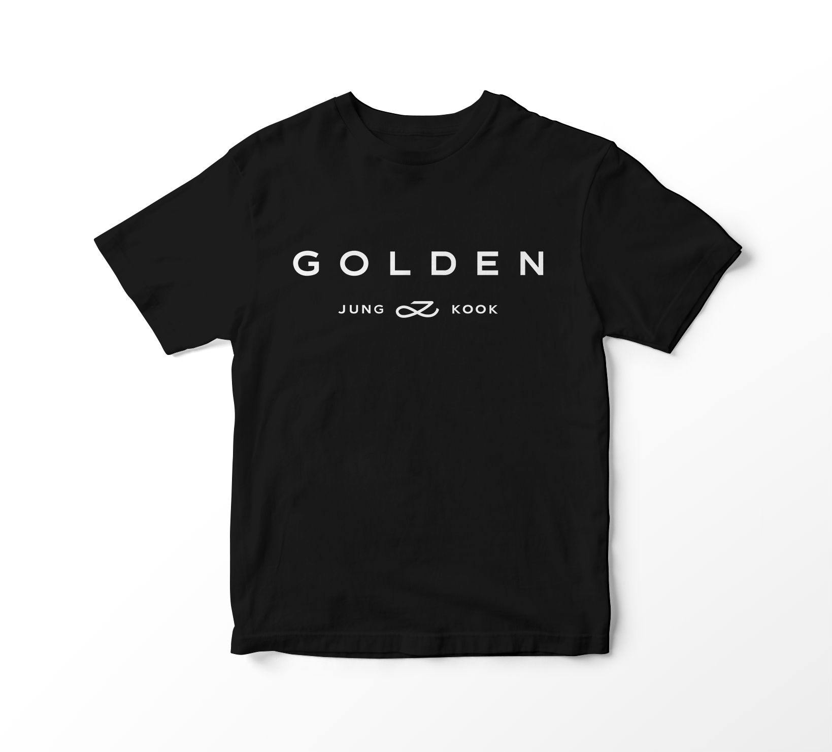 Nome do produto: Camiseta Jung Kook - GOLDEN (preta)