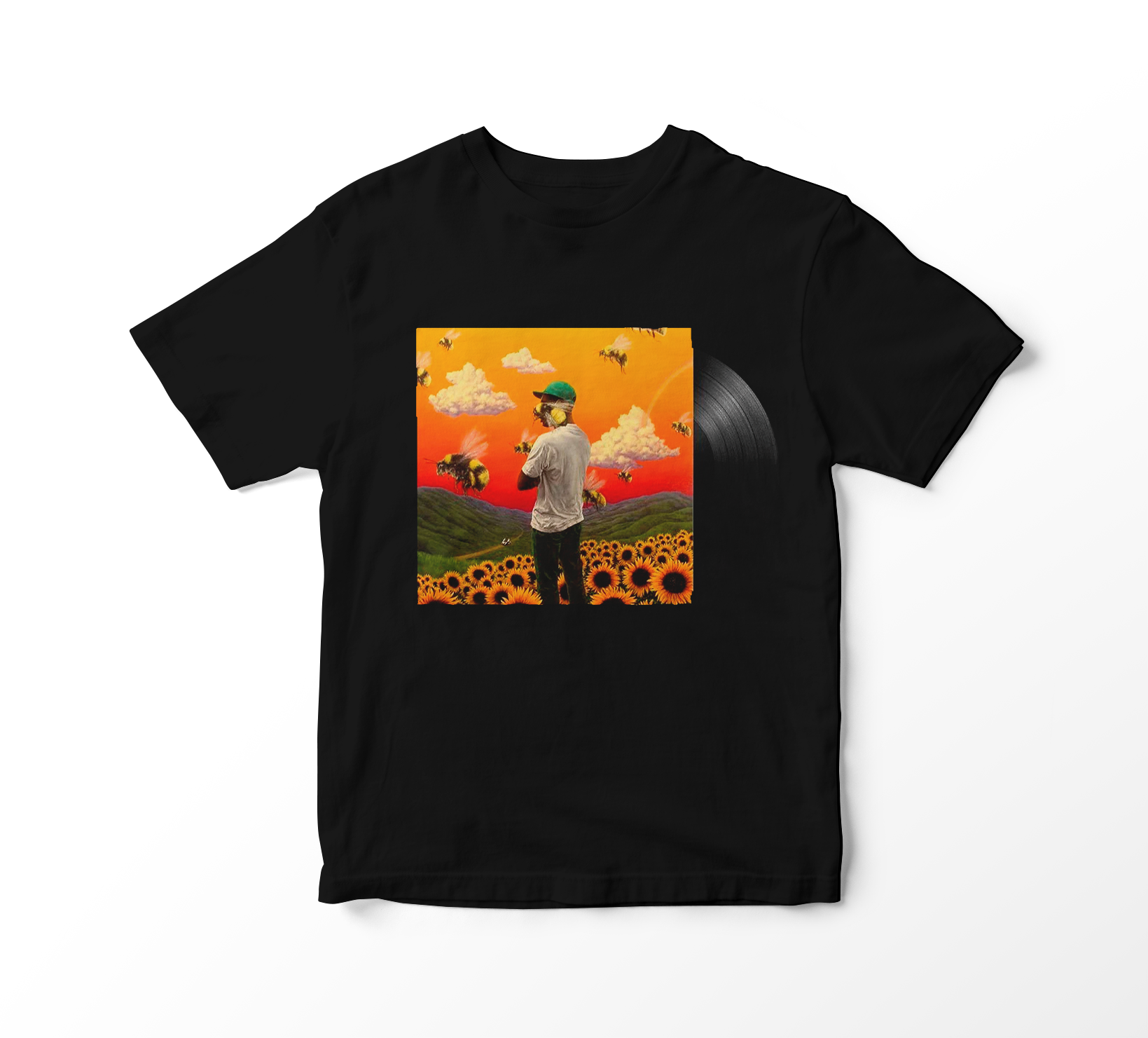 Nome do produto: Camiseta Tyler The Creator - Flower Boy Album Vinil