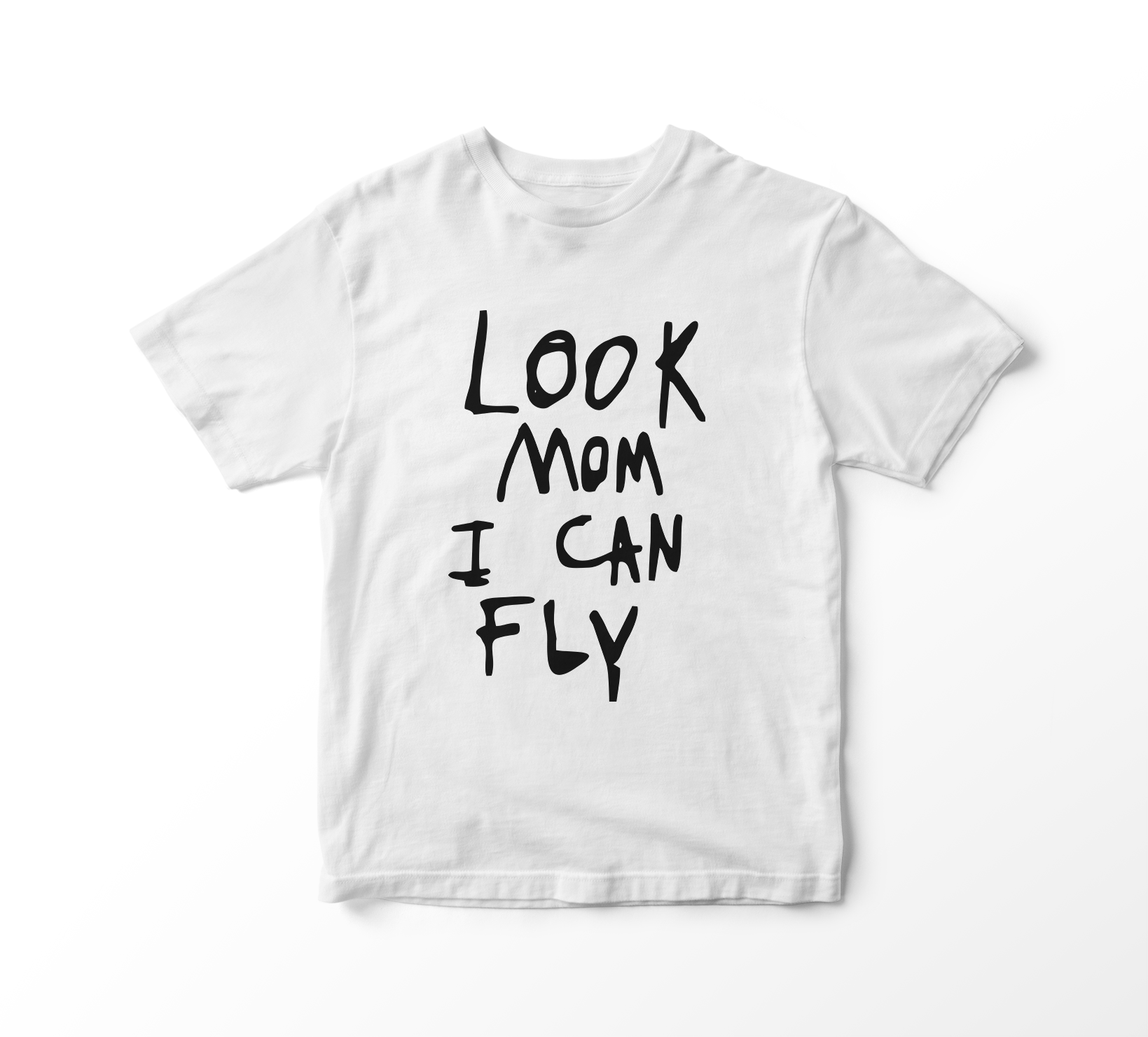 Nome do produto: Camiseta Travis Scott - Look Mom I Can Fly (branco)