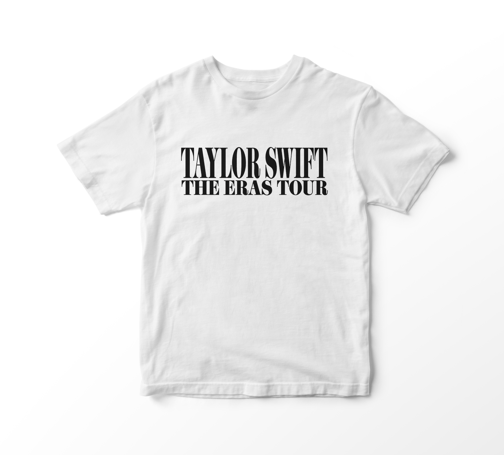 Nome do produto: Camiseta Taylor Swift - The Eras Tour Logo (branca)