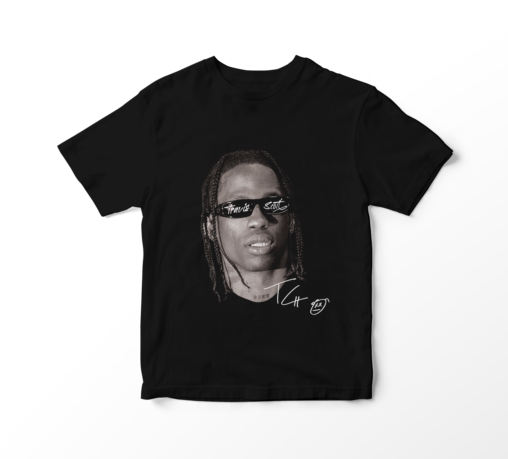 Nome do produto: Camiseta Travis Scott - Glasses (preta)