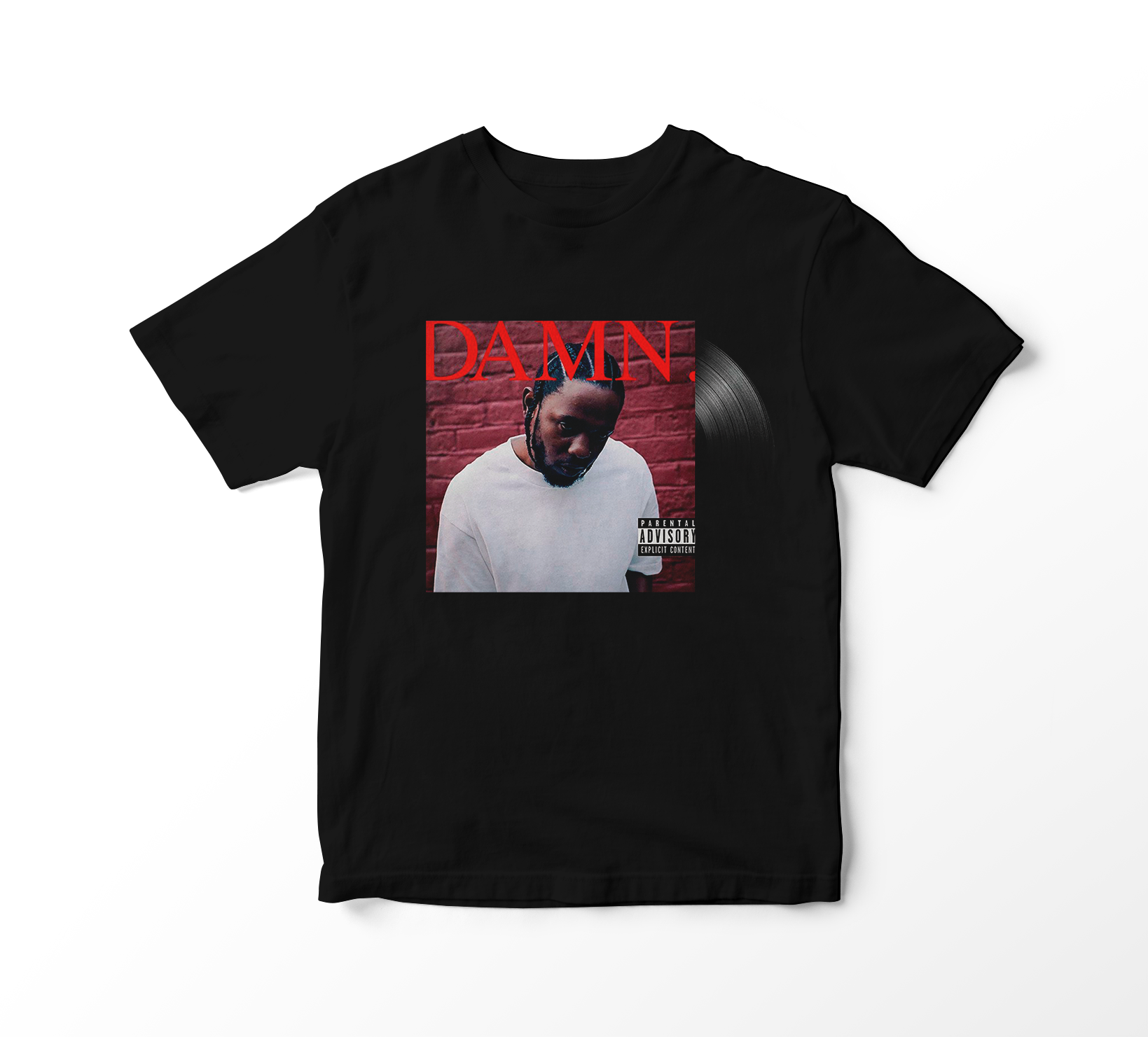Nome do produto: Camiseta Kendrick Lamar - DAMN. Album Vinil