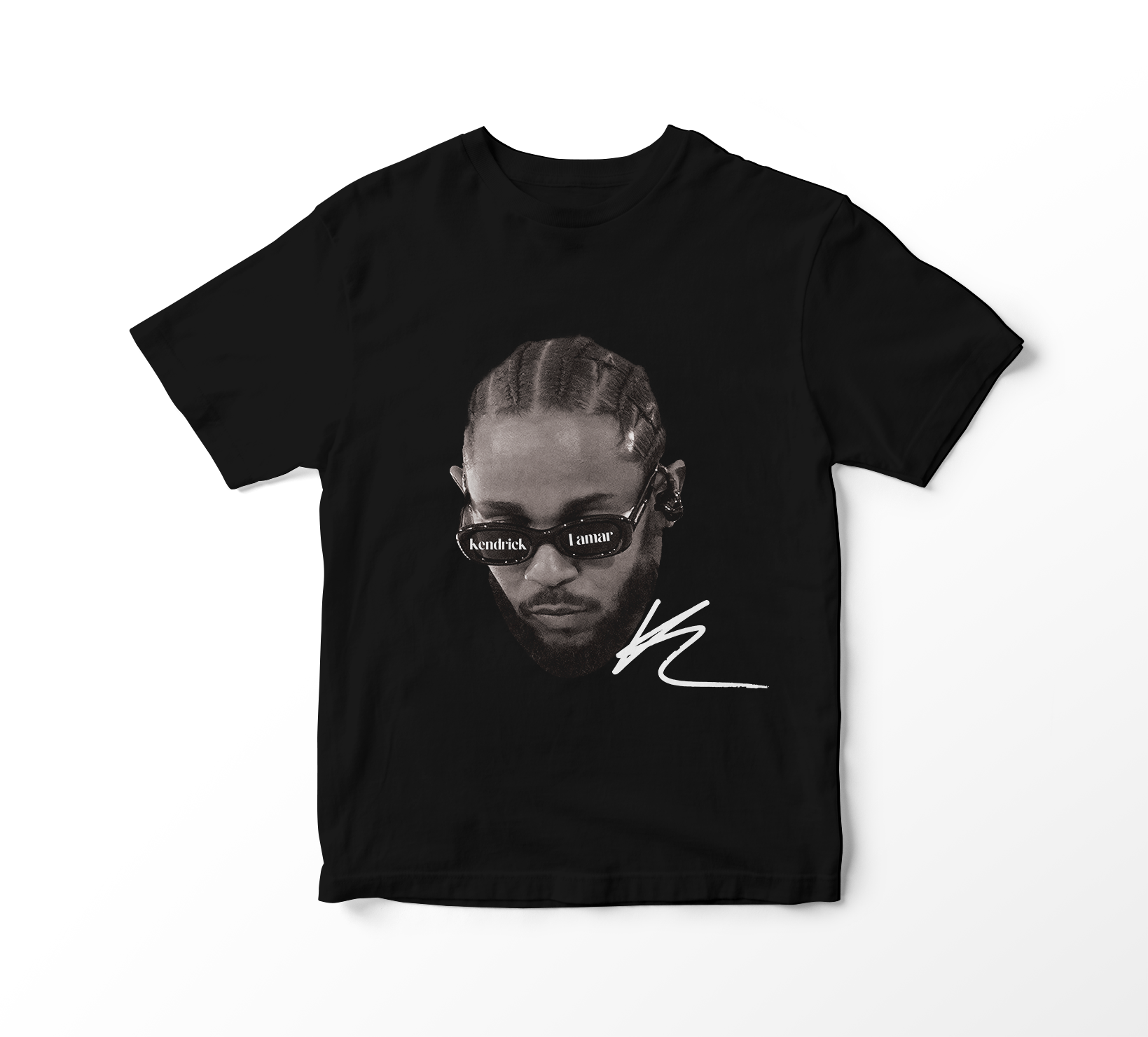 Nome do produto: Camiseta Kendrick Lamar - Glasses (preta)