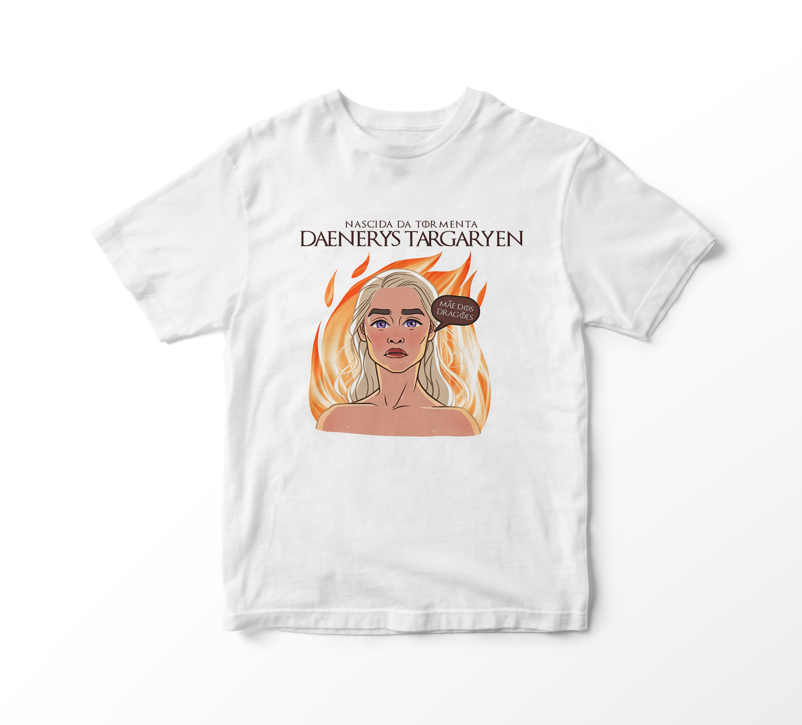 Nome do produto: Camiseta Daenerys Targaryen Game of Thrones